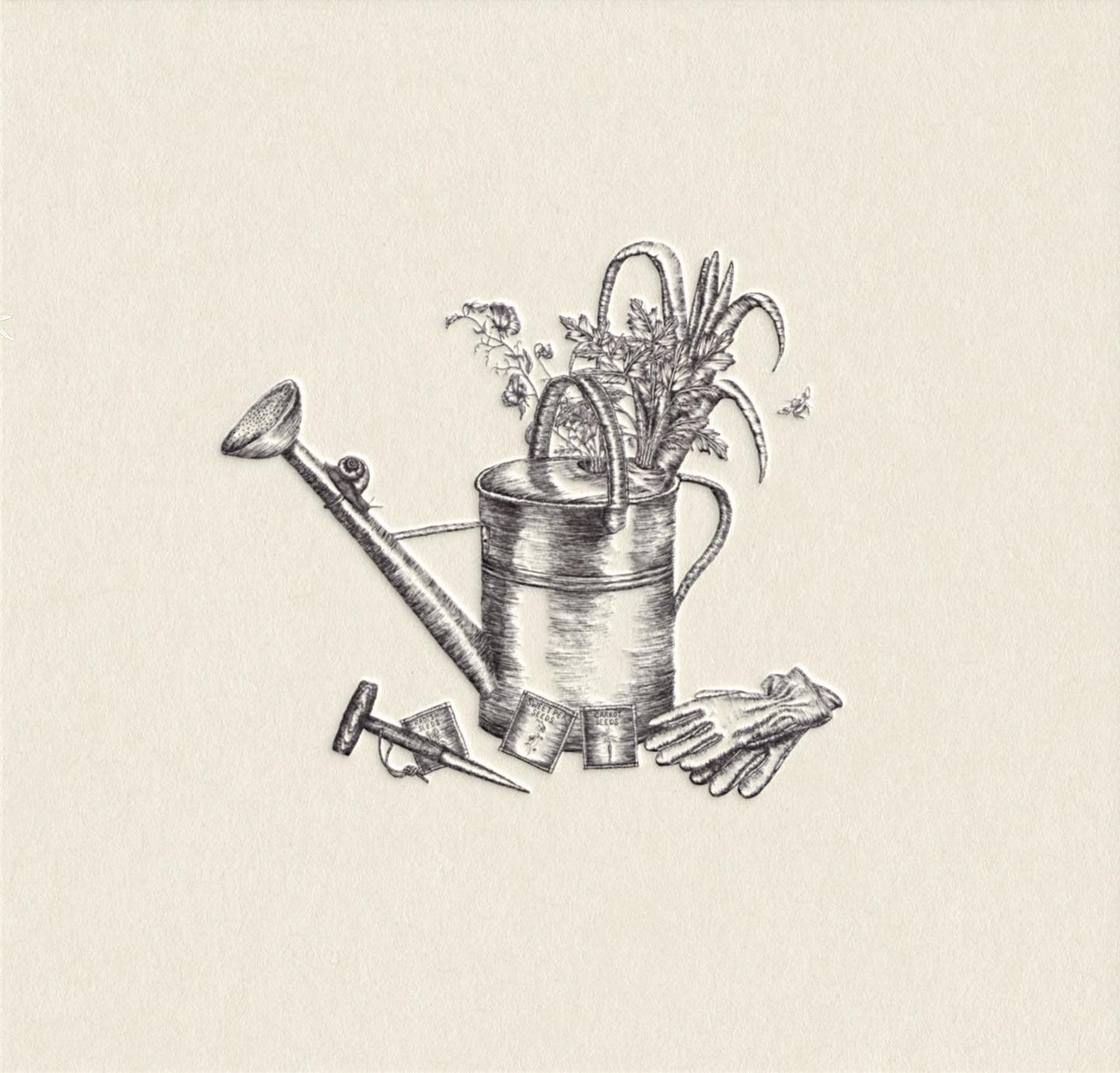 The Cottage Garden Collection ✨🐇
A series of 5 A5 quirky ink illustrations, inspired by nature, cottage gardens and the creatures that inhabit them 🖼️ 
To learn more about them and the story behind them, head to my latest blog post on my website X