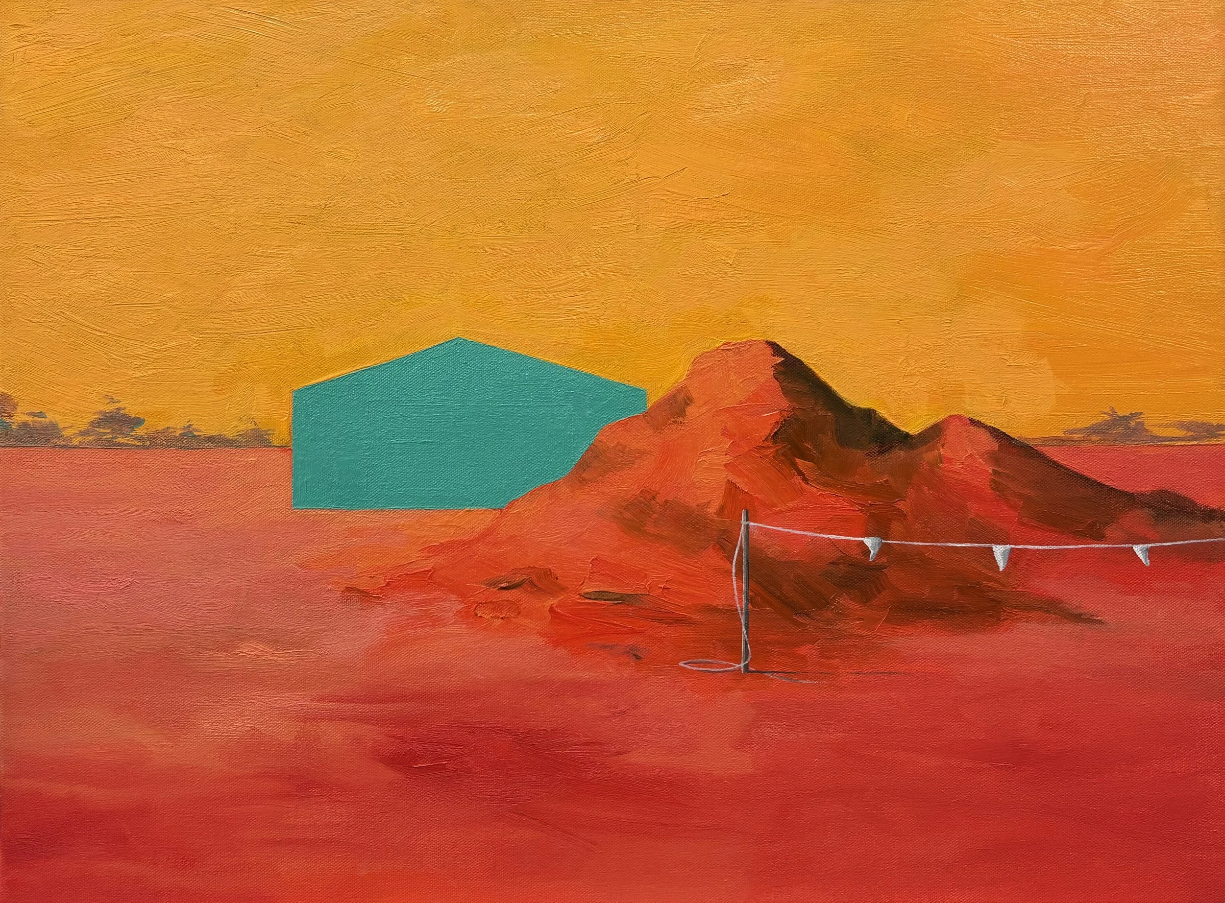 Frederick Street VI, or Enter, Space Capsule (2026) Oil on Canvas