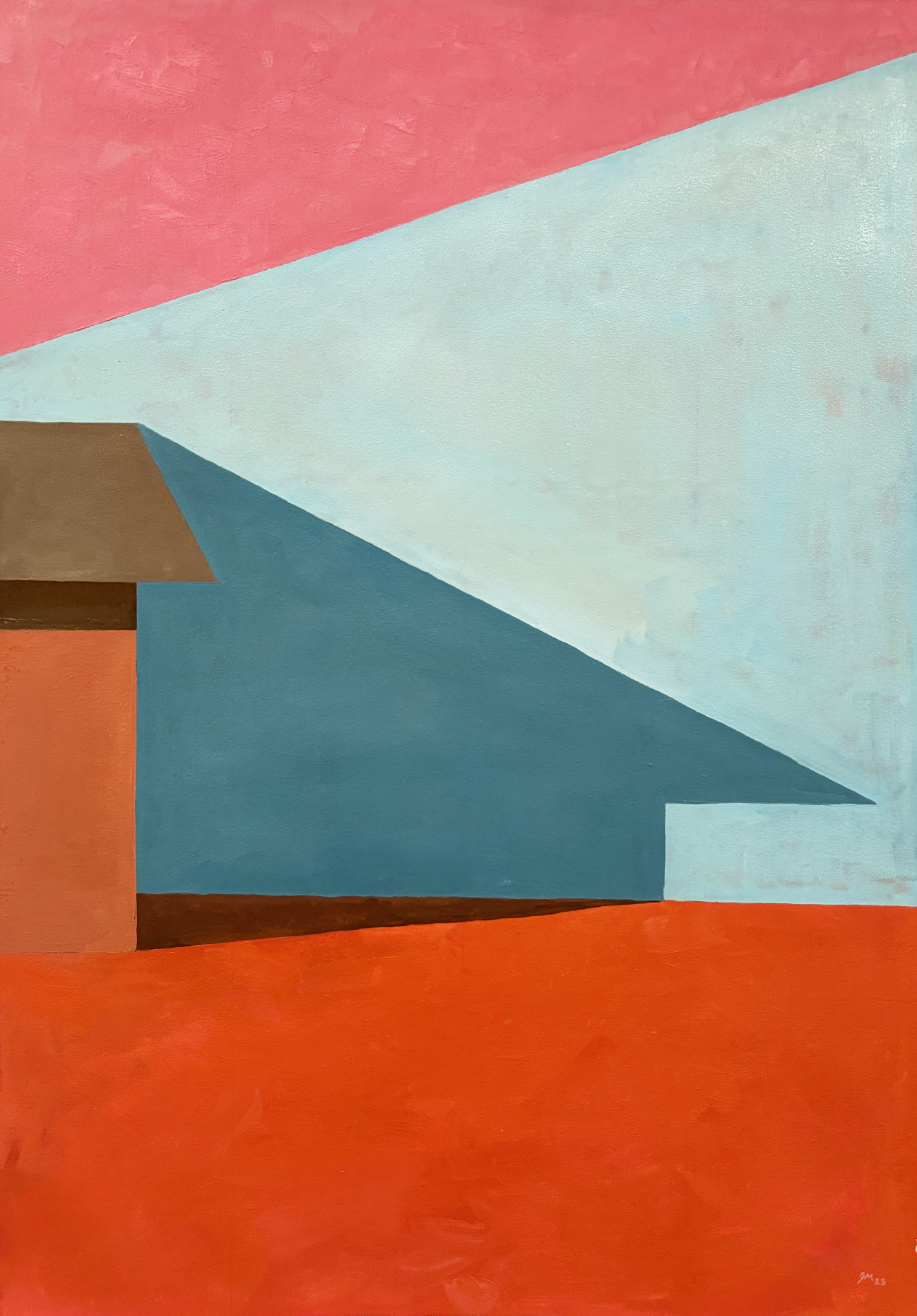 Sunday Morning, or DeCastilla Street II (2025) Oil on Canvas