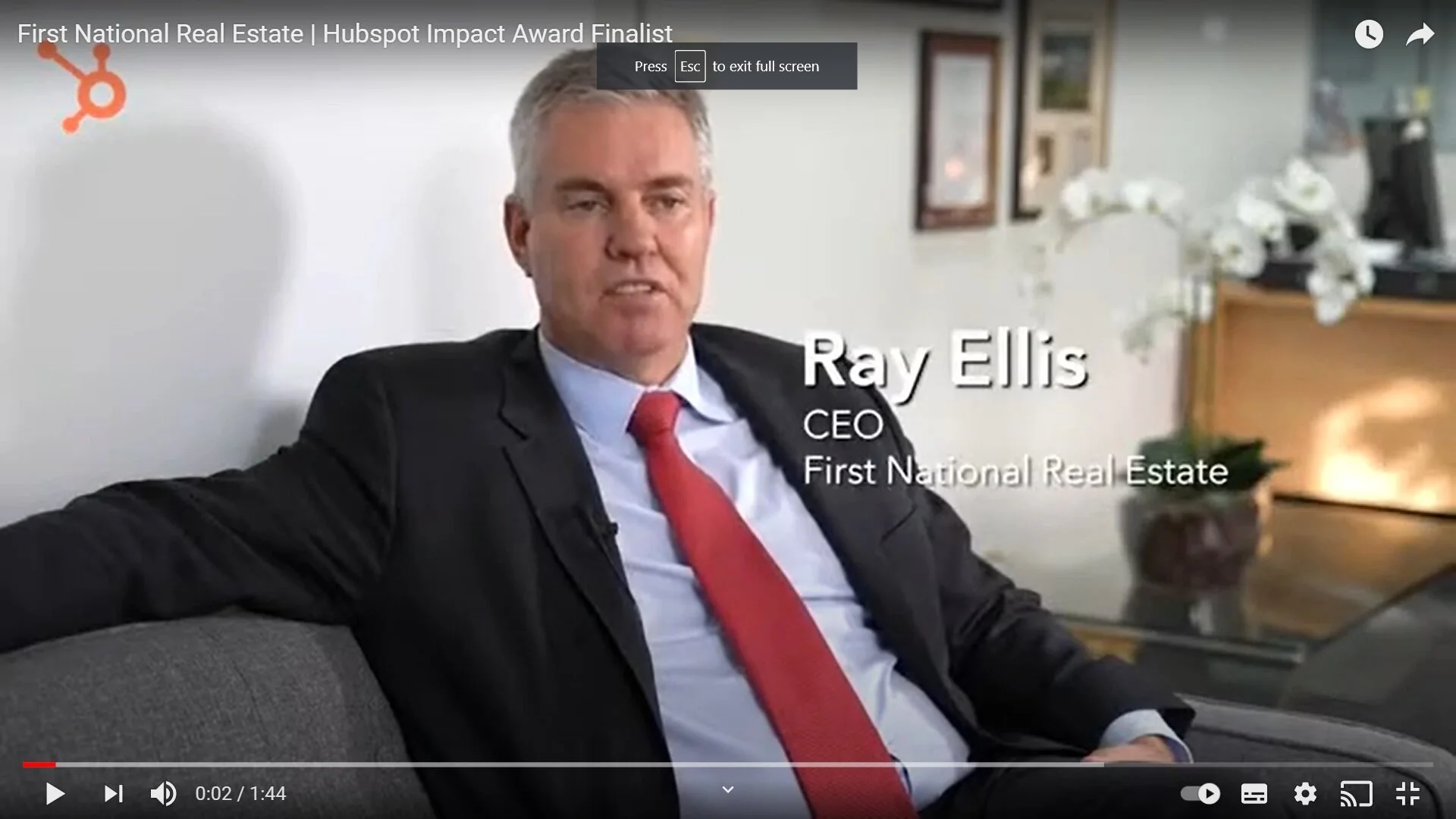 First National Real Estate | Hubspot Impact Award Finalist