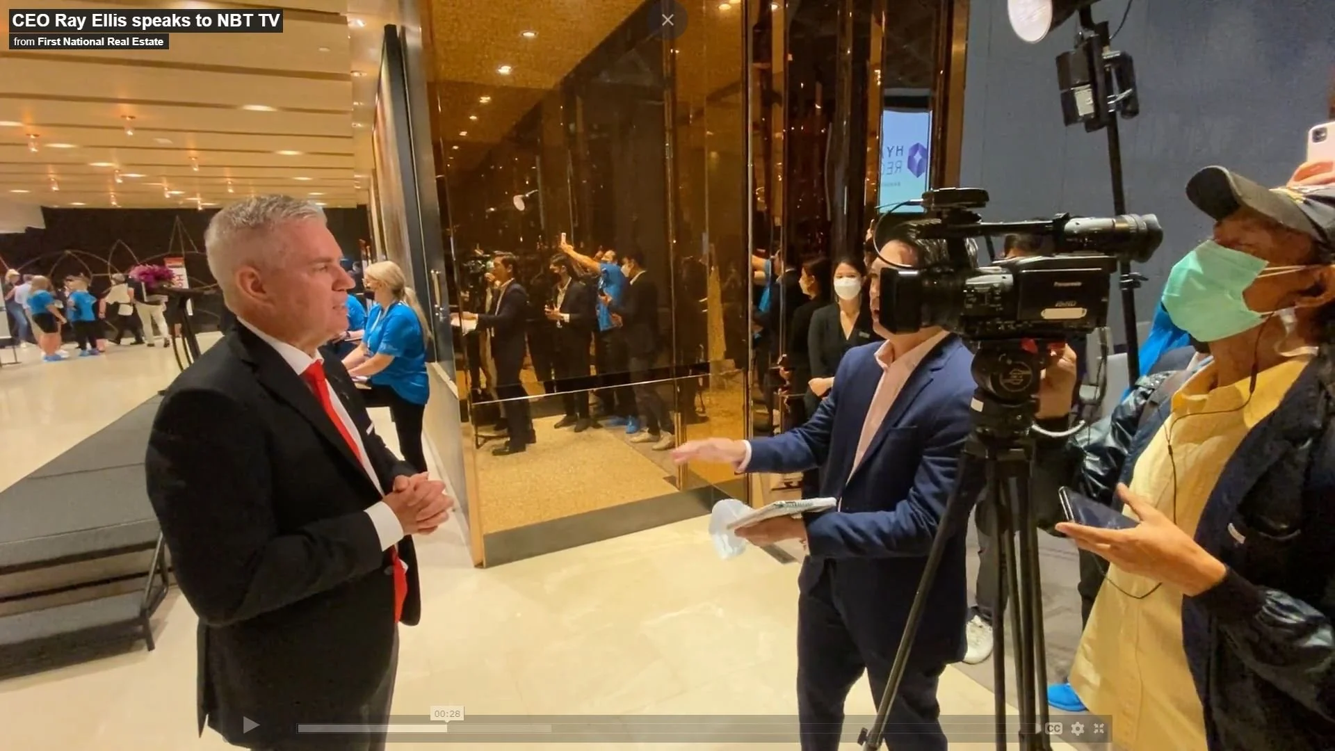 Ray Ellis interviewed in Bangkok by Thailand National Broadcasting Service, May 2022