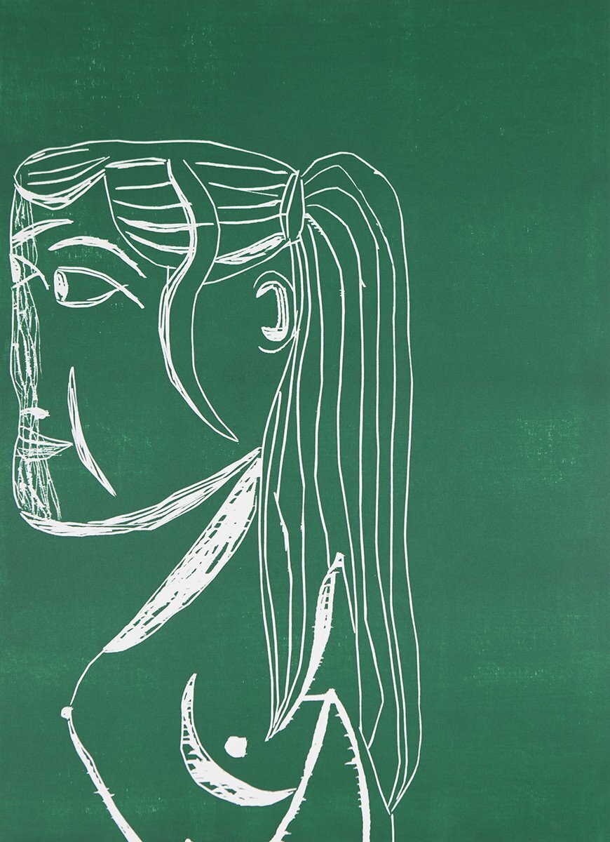 Bella Woodcut