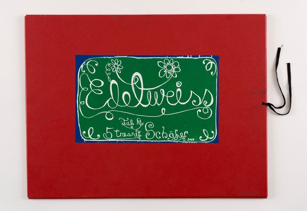Edelweiss Woodcut
