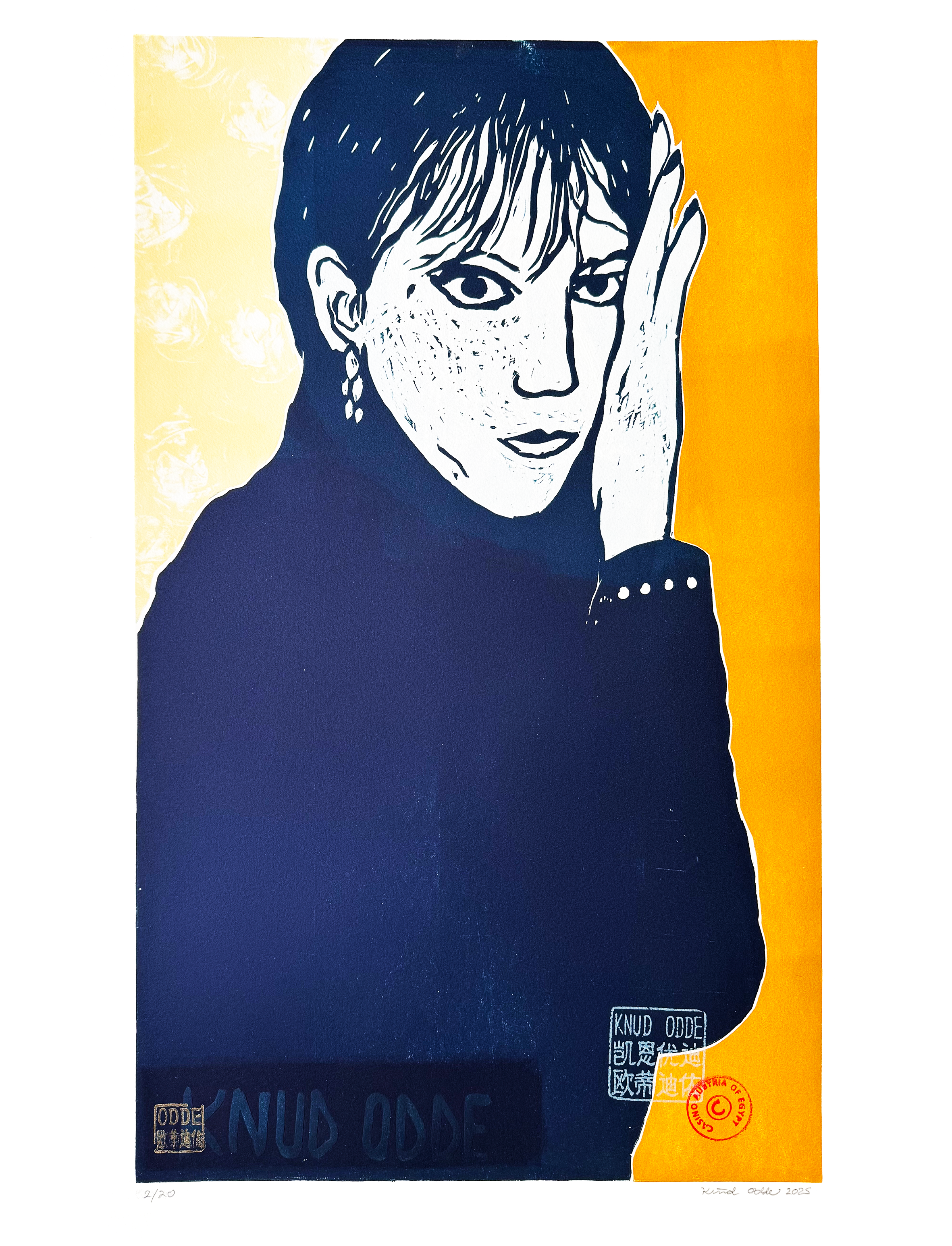 Linocut (Patti Smith)