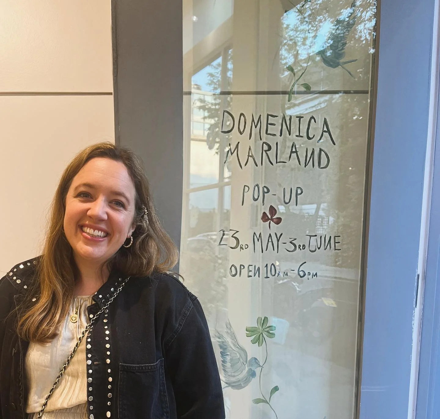 Such a fun evening at @domenicamarland gorgeous kings road pop up with her fab new line of homewares and all the artists. Plus- a date night for me and Vaughanie 💕