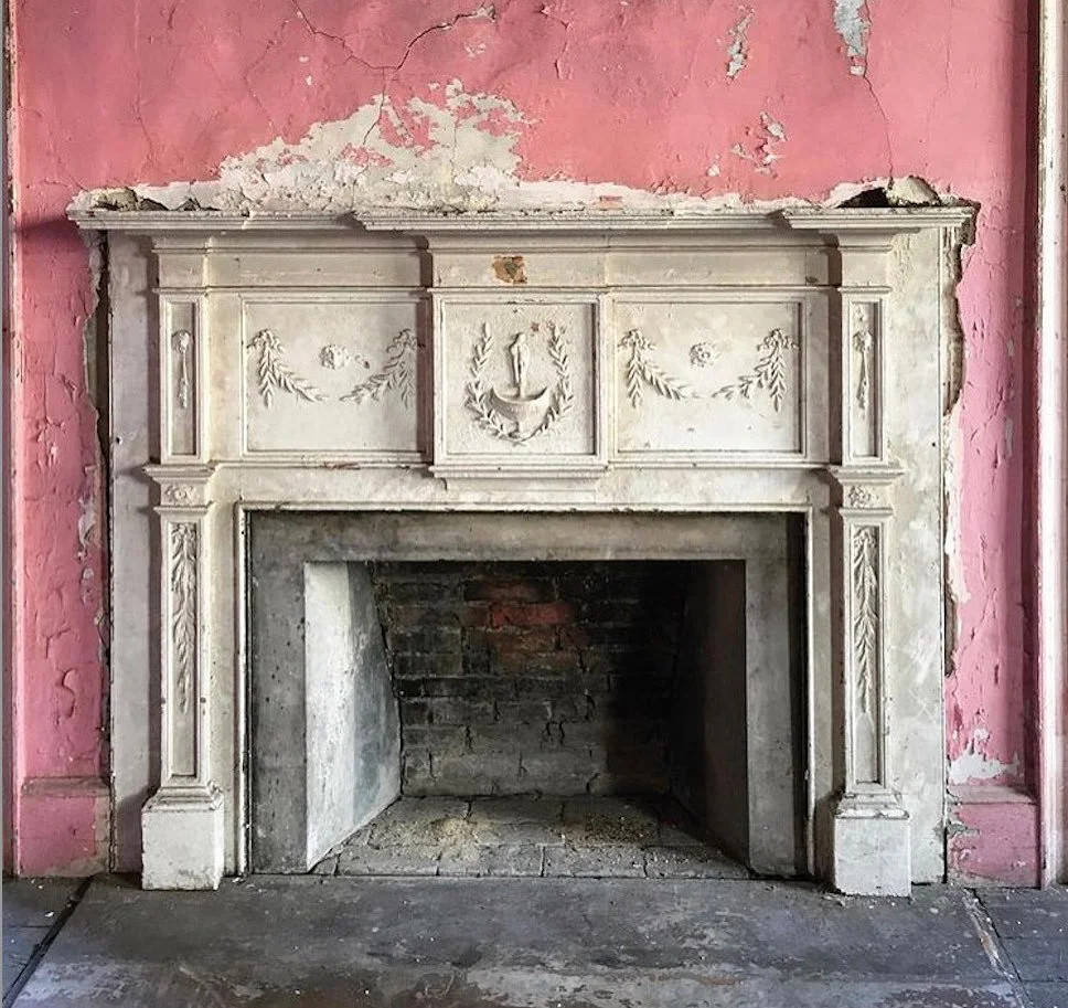 A year of working in Interior Design with @victoriafairfaxinteriors gave me such insights into this world, including snippets of advice and encouragement from @lilpex on painting subject matter. 'Interior designers love fireplaces' I learned, so afte