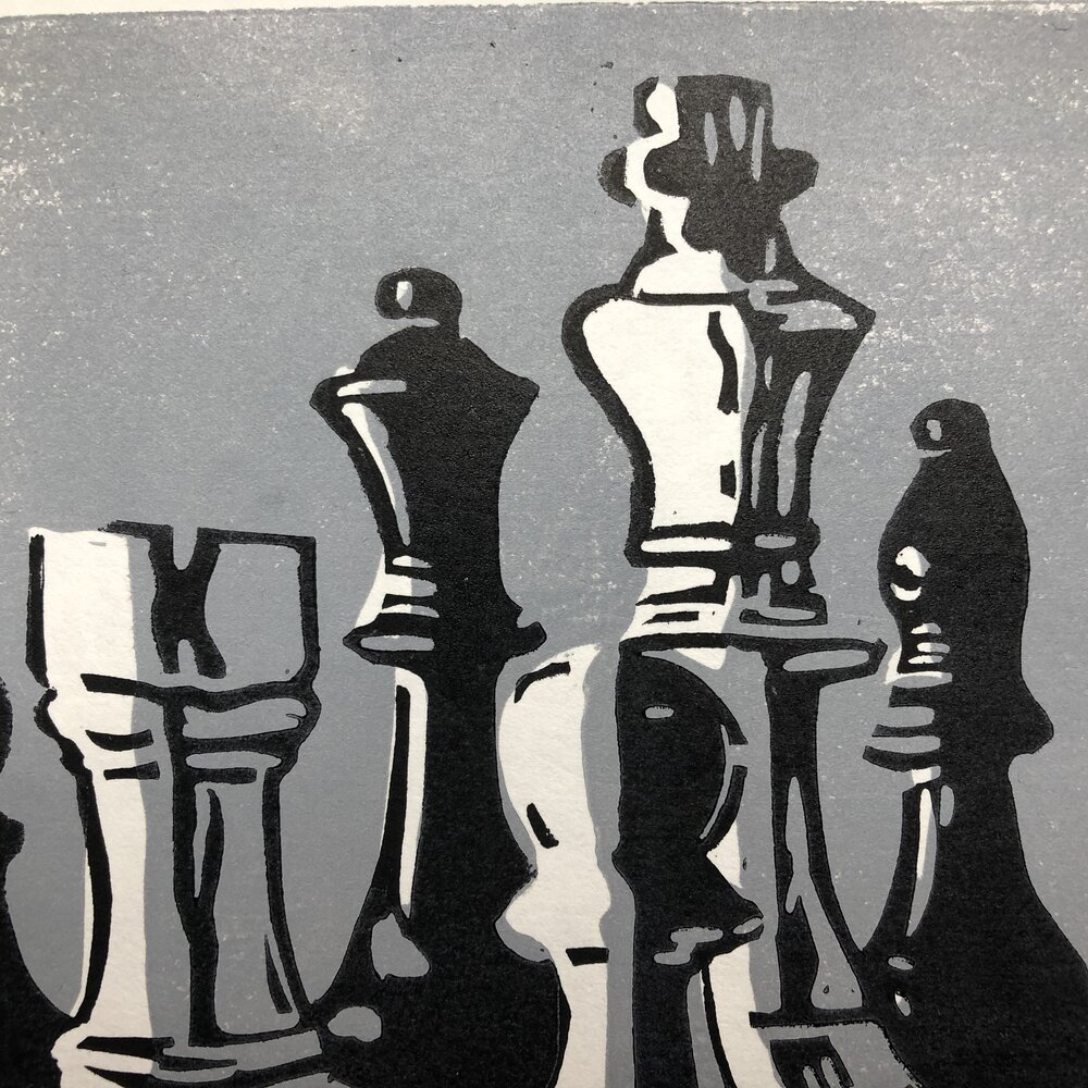 Next chess move Framed Print