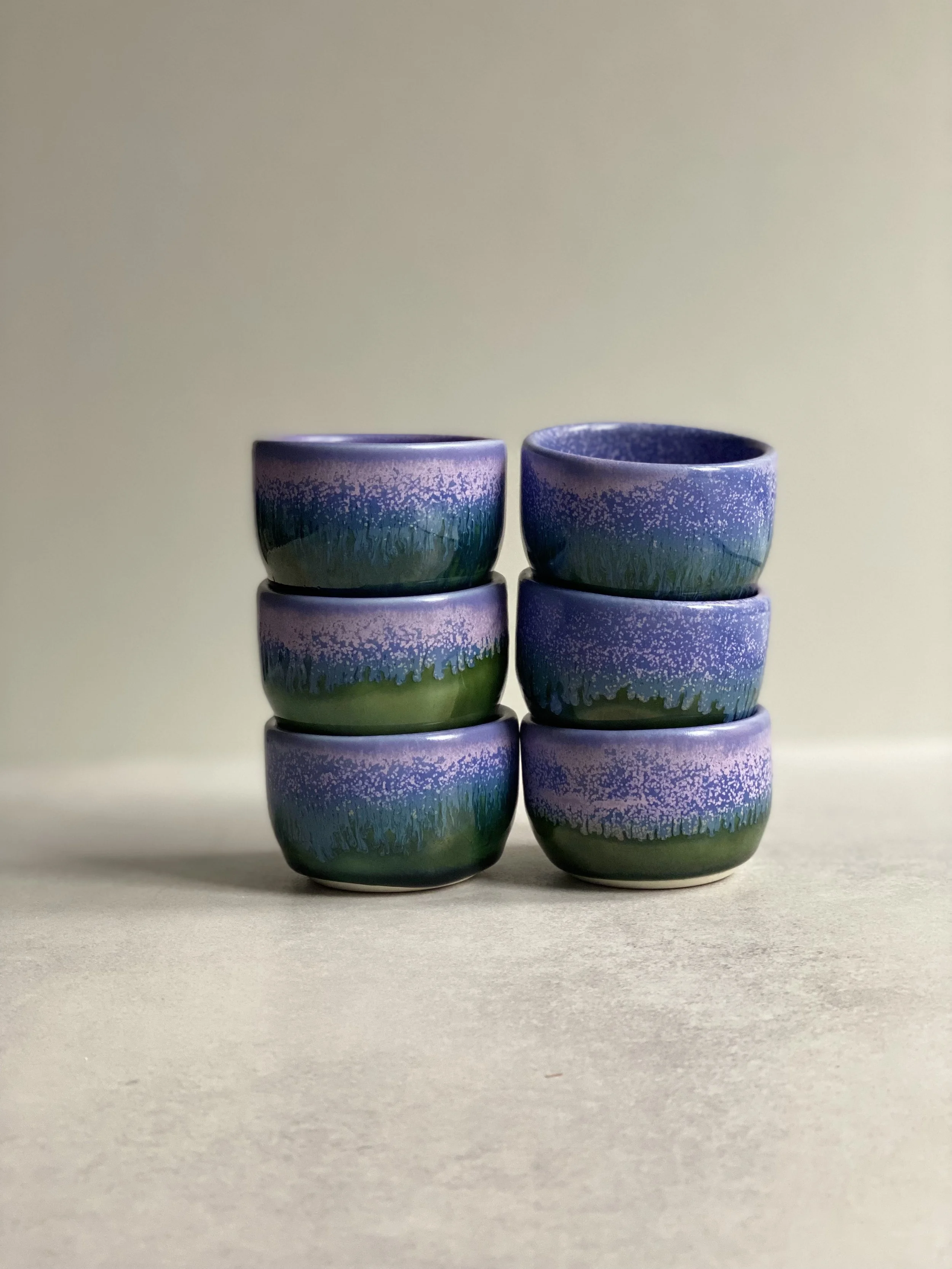 Purple Oribe Espresso Cup