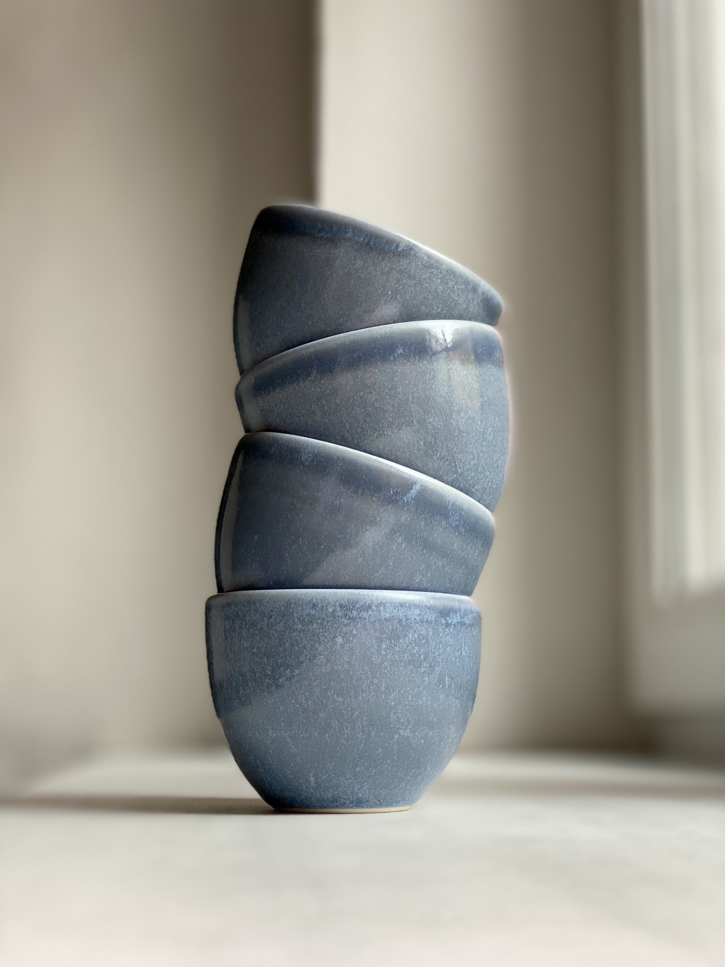 Semi Matte Porcelain Eclipse Cup