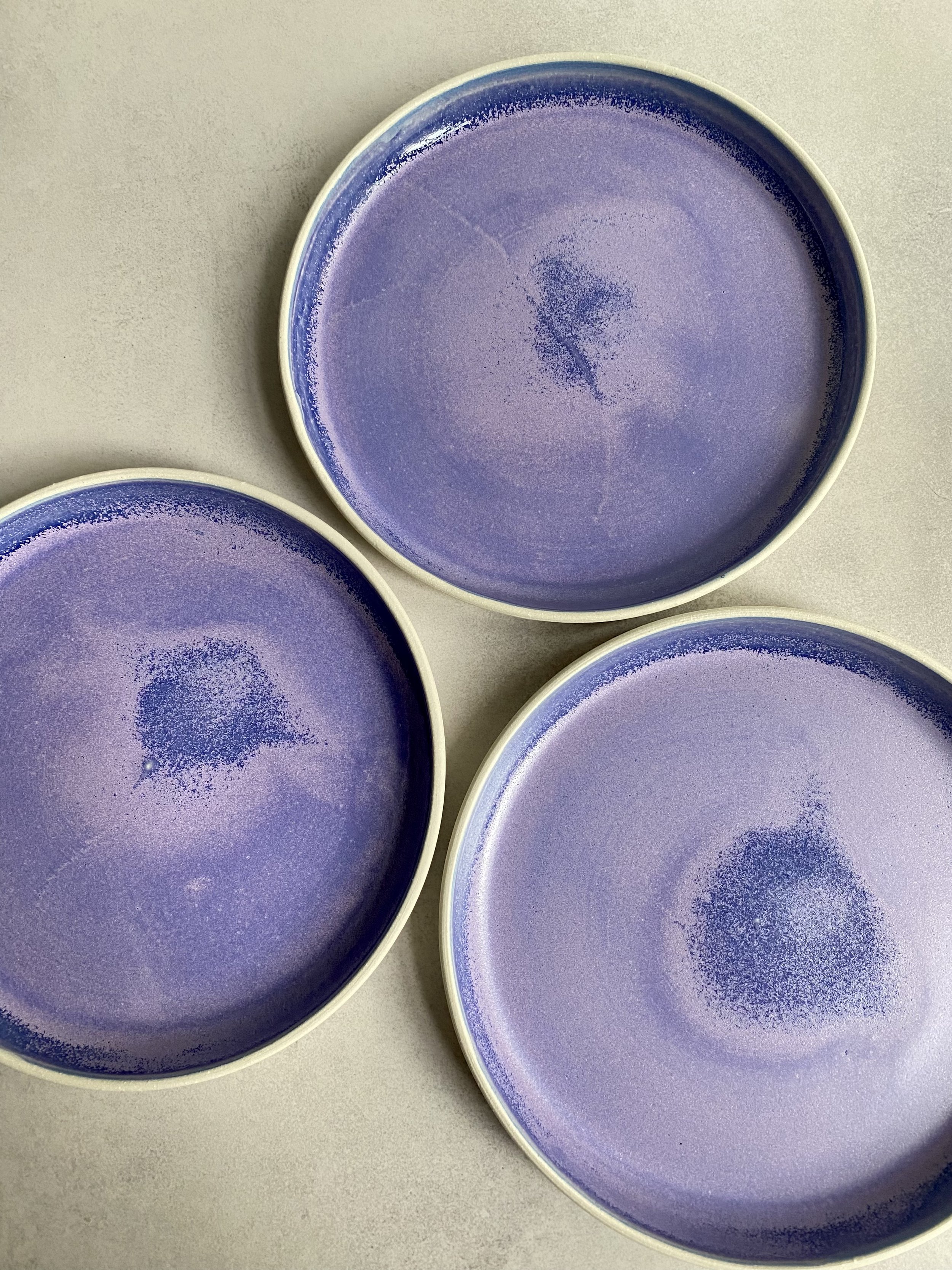 Purple Micro-crystalline Plate 20 cm