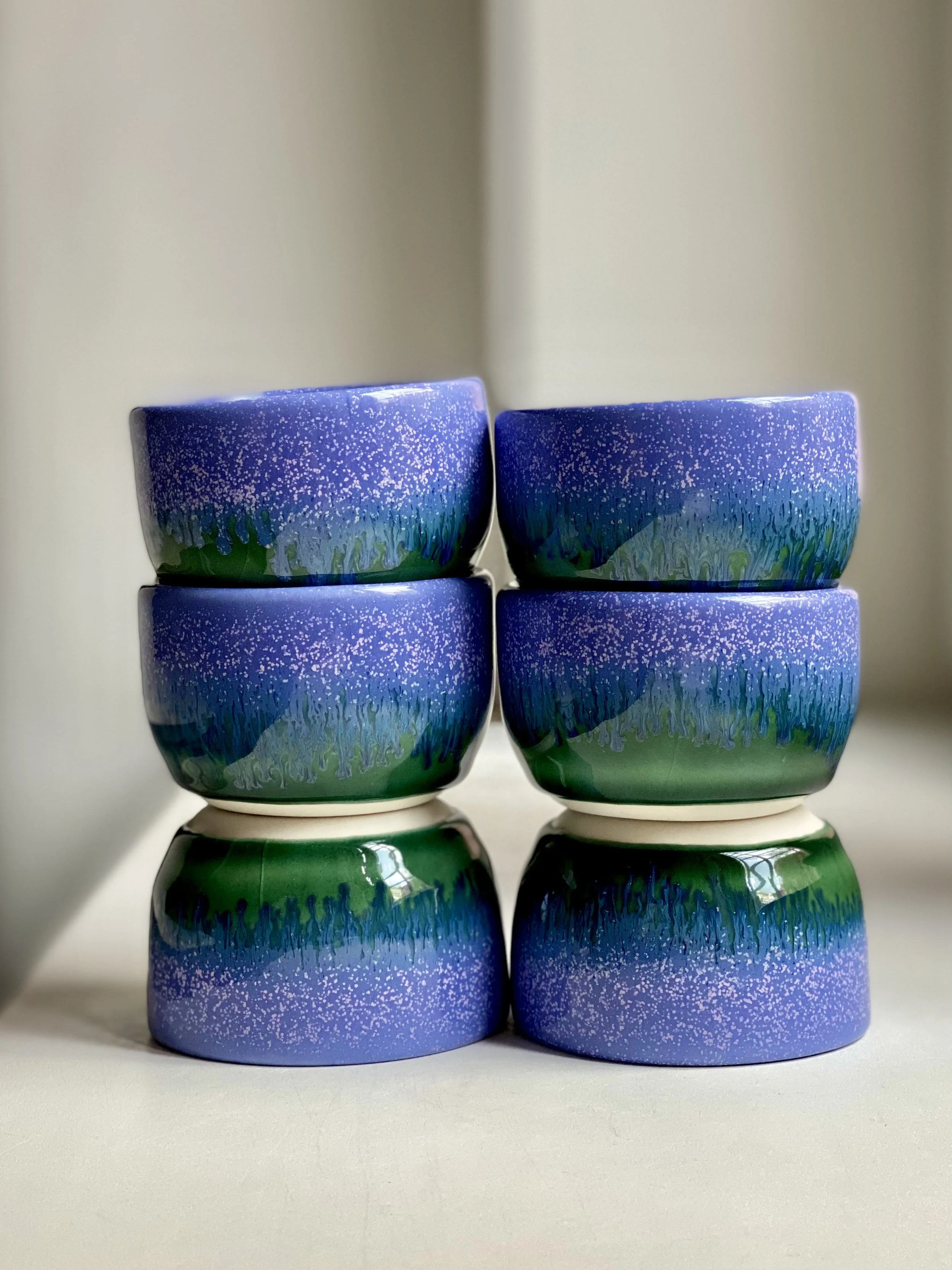 Purple Oribe Cappuccino Cup