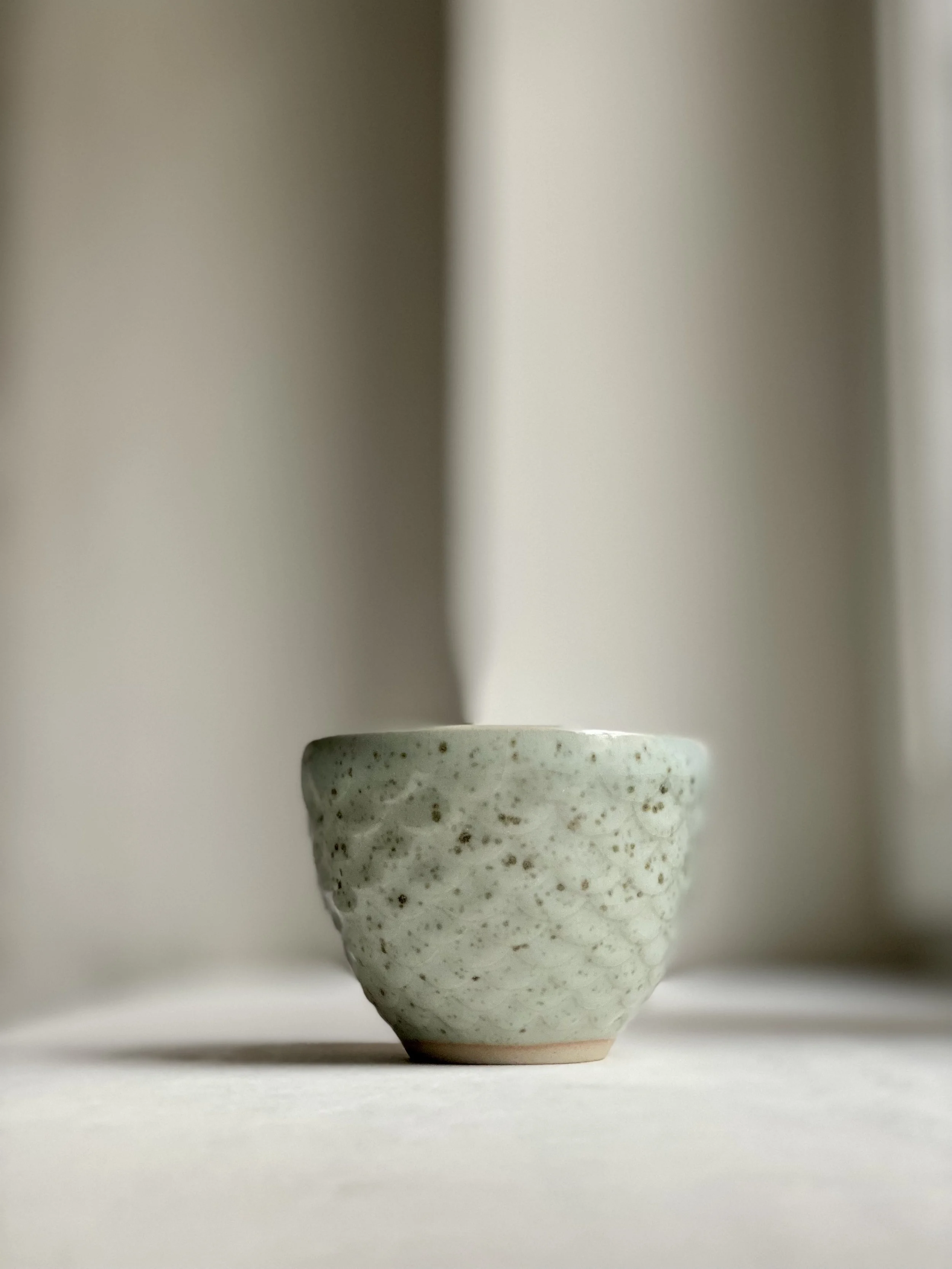 Celadon Textured Cup