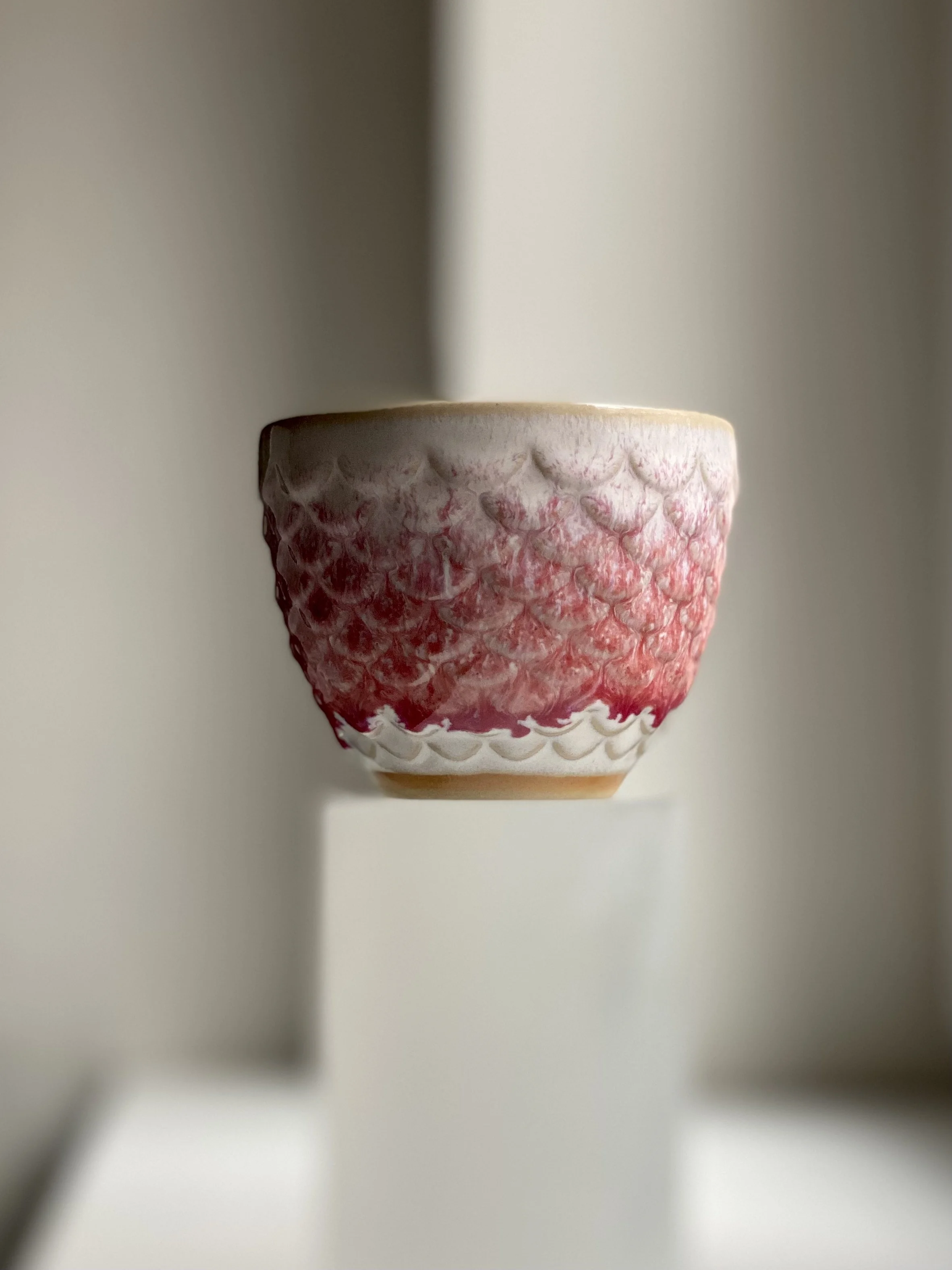Oxblood Textured Cup