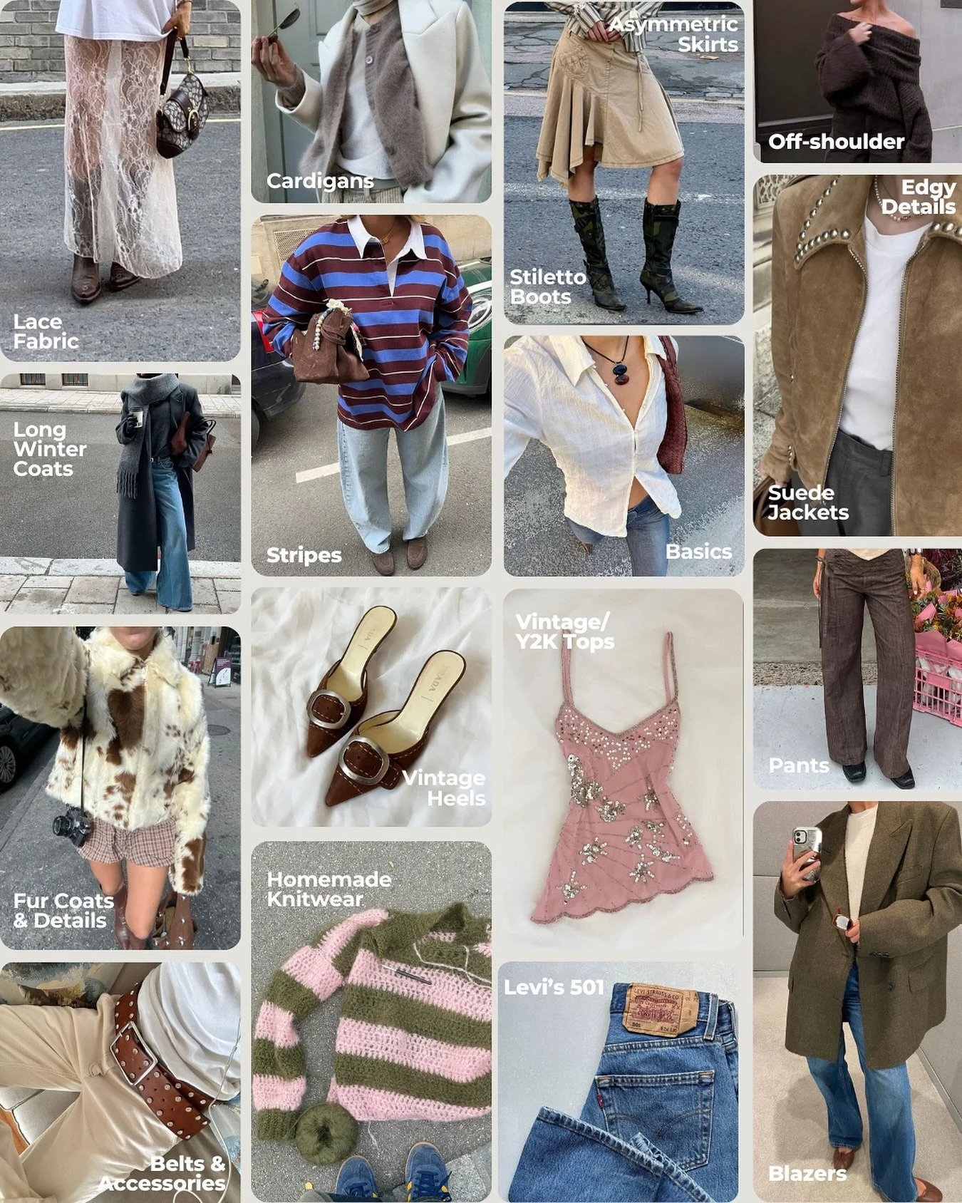 FALL/WINTER &lsquo;25 has arrived! ☕️

We&rsquo;re starting to stock up on cozy pieces for the colder months ahead.

Our Pant Guide is freshly updated so you can see exactly what we&rsquo;re looking for right now. 

Got pieces you&rsquo;re no longer 
