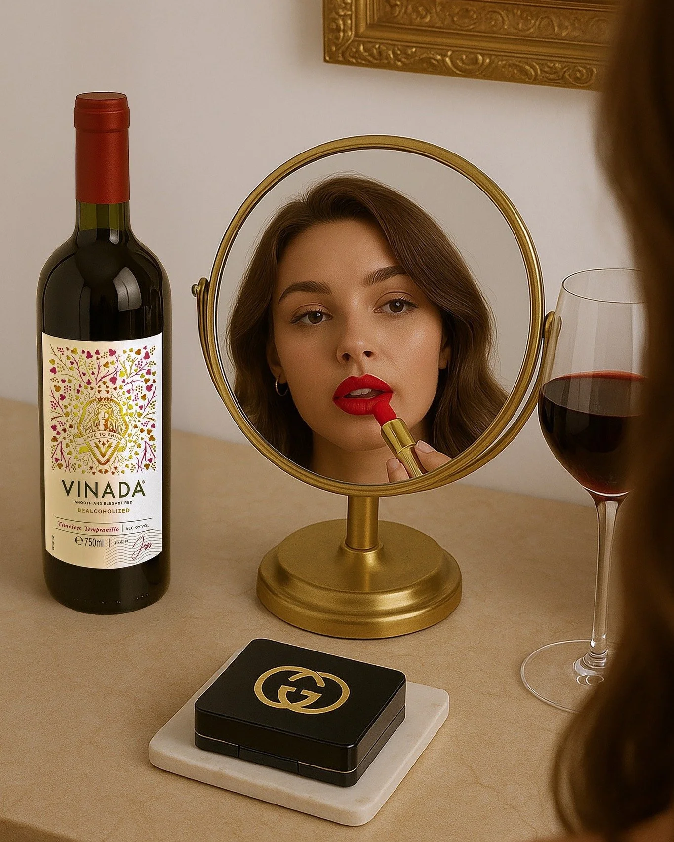 Rebel Red. Timeless taste. Zero alcohol. Go your own way. 🍷

#vinada #alcoholfree #awardwinningwine #daretoshine