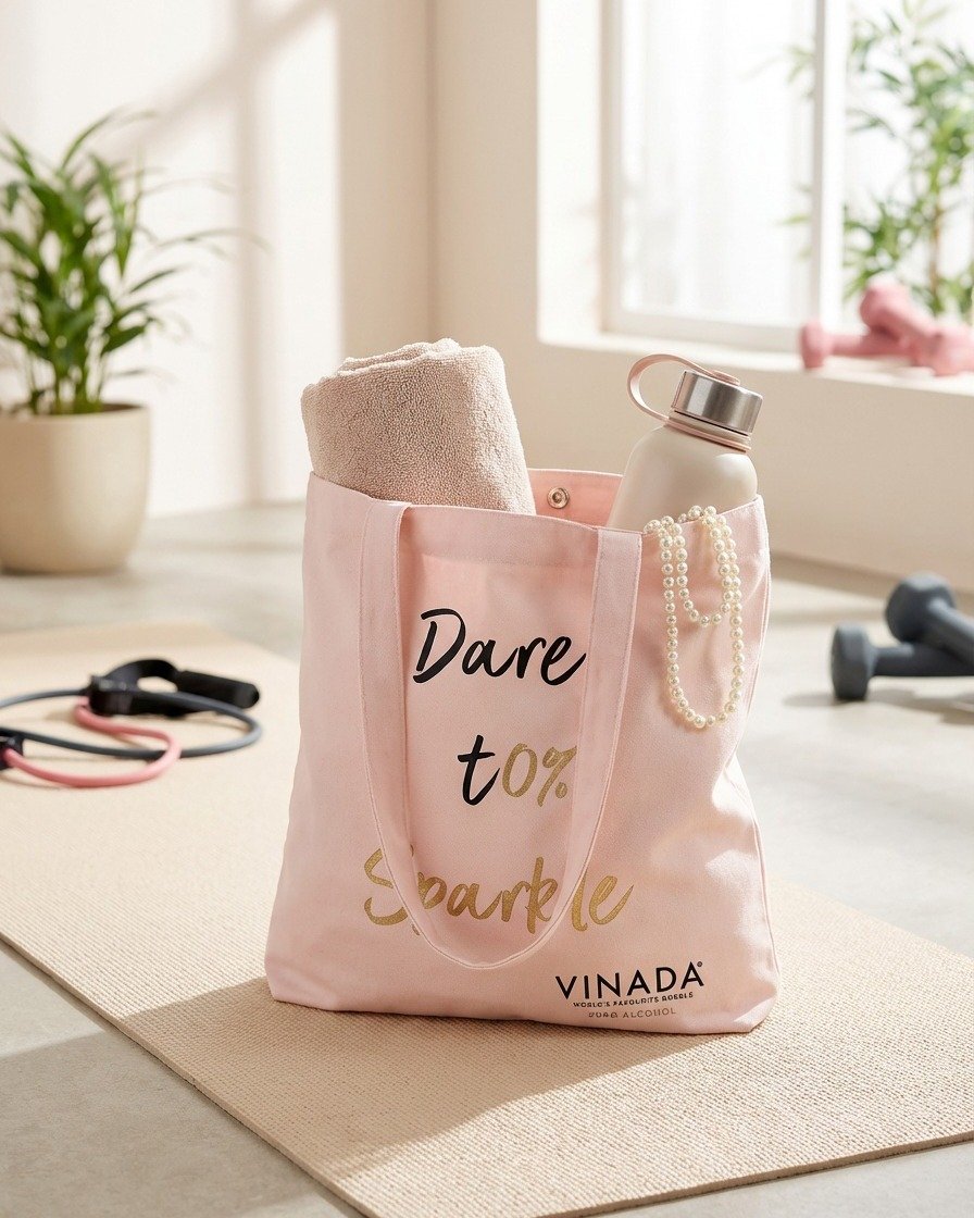 Stretch, sip water, sparkle: keeping it clean &amp; strong.

#sportivejourney #alcoholfree #vinada