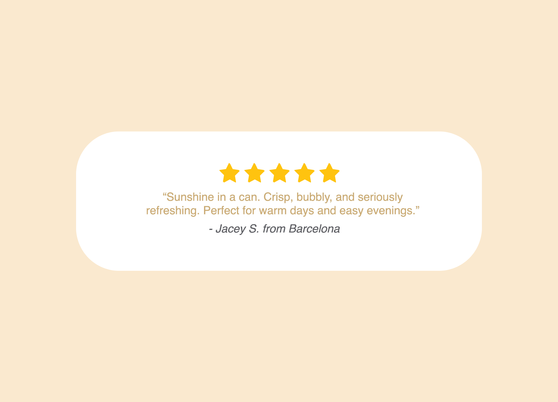 Review Spritz - Casa VINADA - Jacey