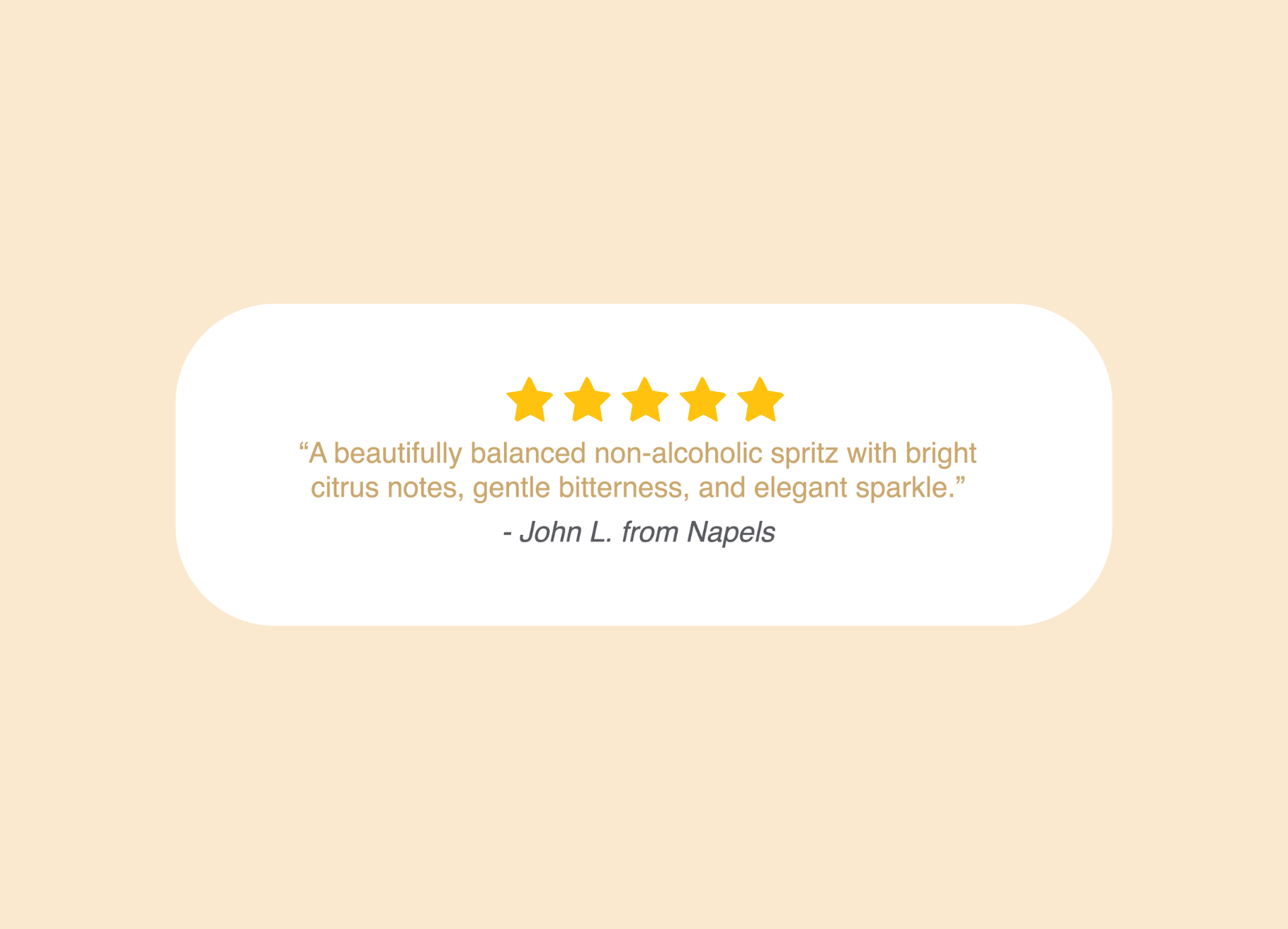 Review Spritz - Casa VINADA - John