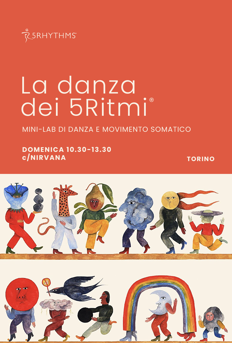 Domenica Insieme: La danza dei 5Ritmi a Torino