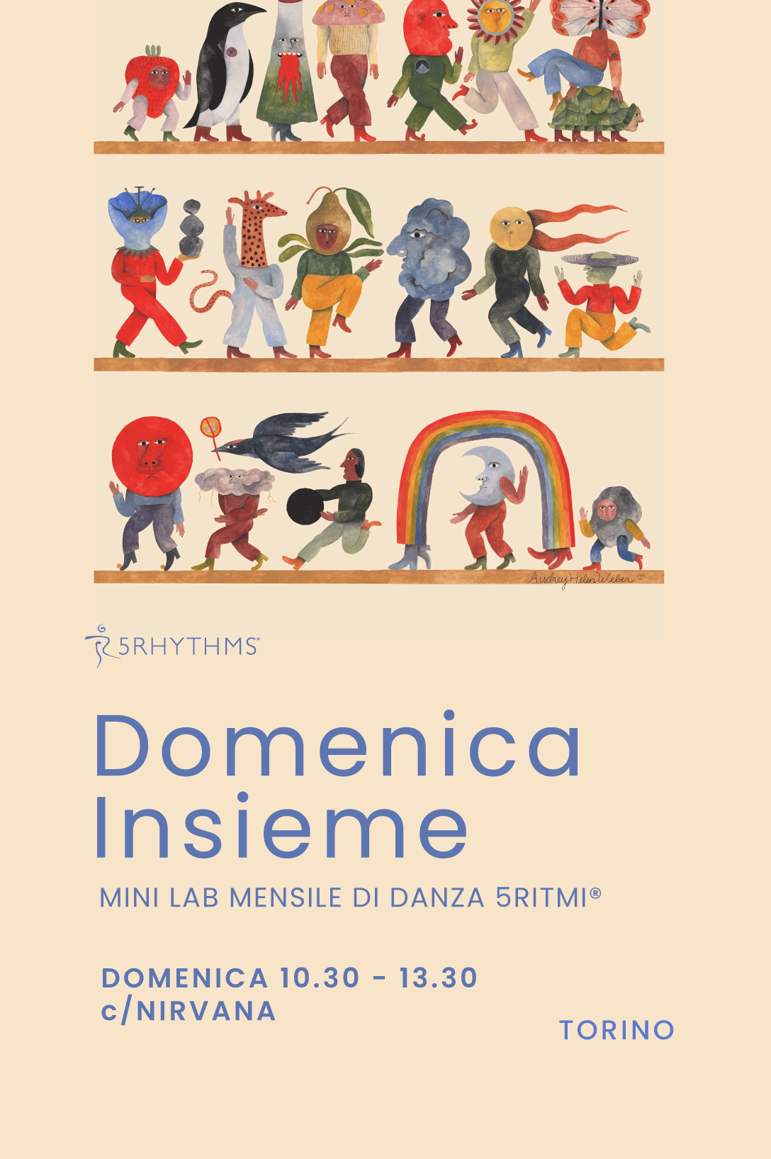 Domenica Insieme: La danza dei 5Ritmi a Torino