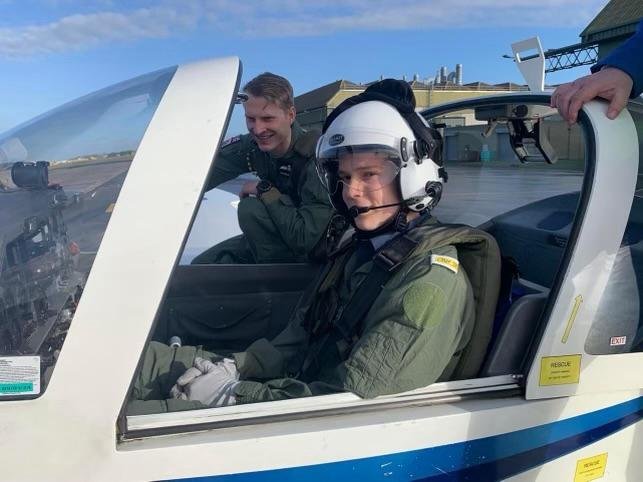 Isaac’s First Flight!