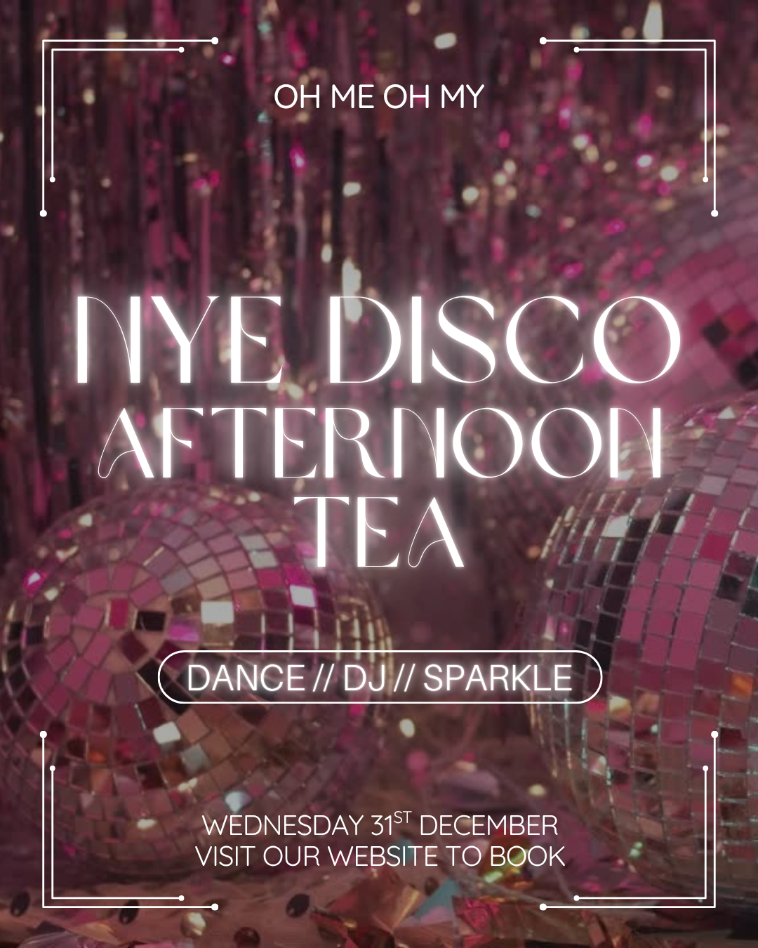 NYE Disco Afternoon Tea