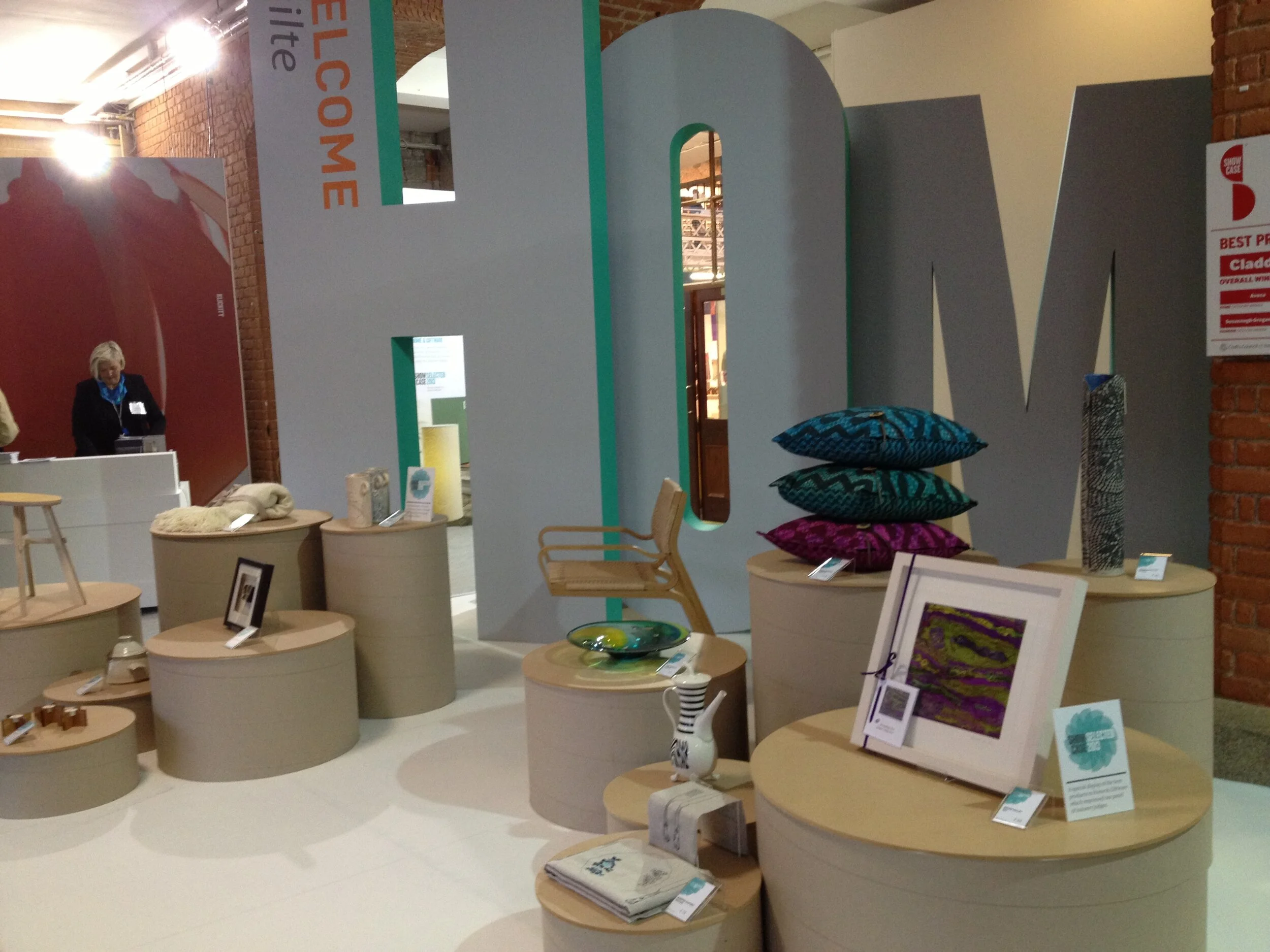 Textile Art displayed in Avoca Home