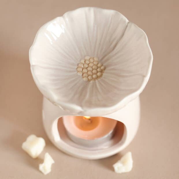 Blossom Ceramic Wax Burner — Vivian Rose Boutique