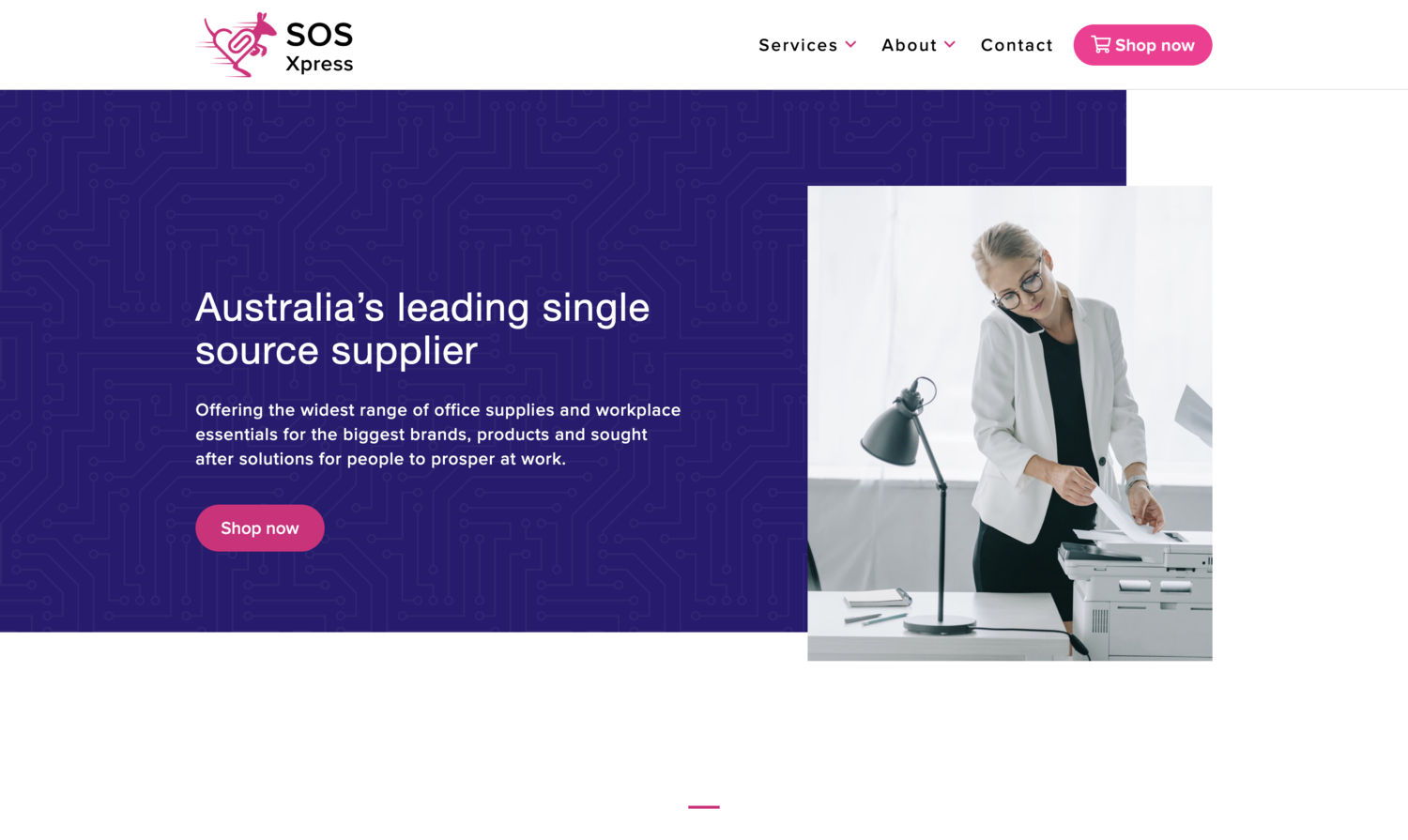 SOS XPRESS  Australia’s leading supplier of office and workplace essentials.   Visit website