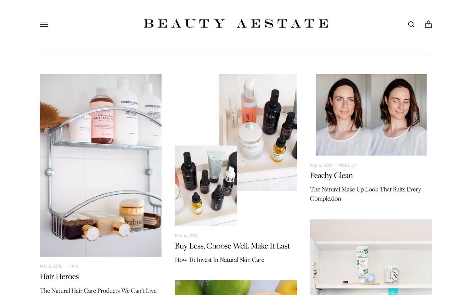 BEAUTY AESTATE  Natural beauty blogs   Visit website