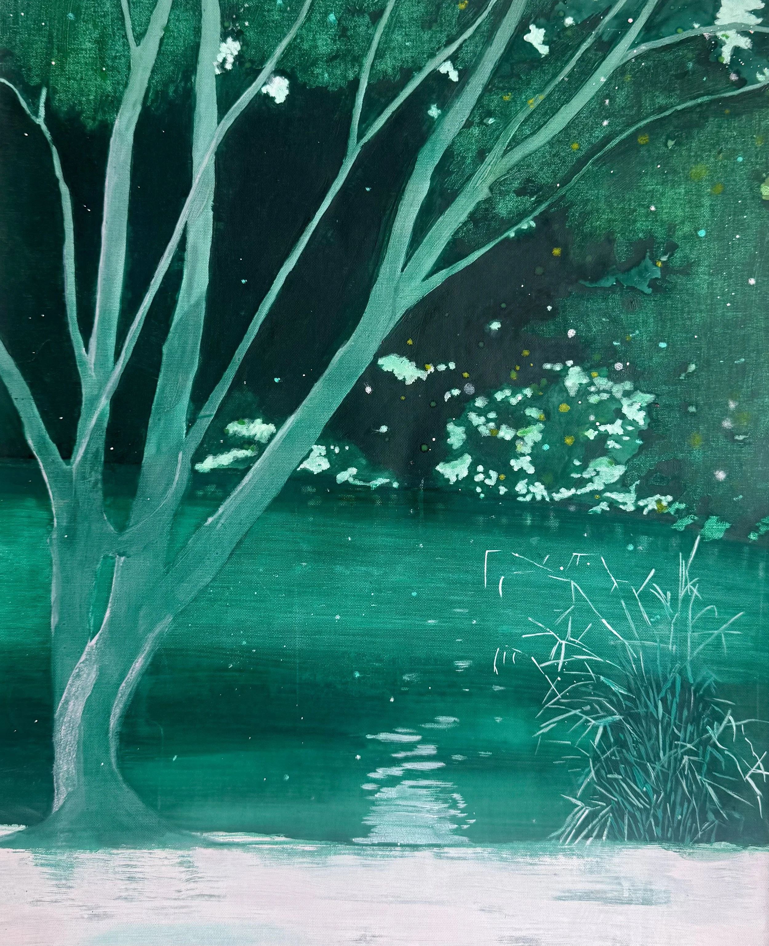 Summer Rain (study) 2025
oil on canvas 50 x 40cm

