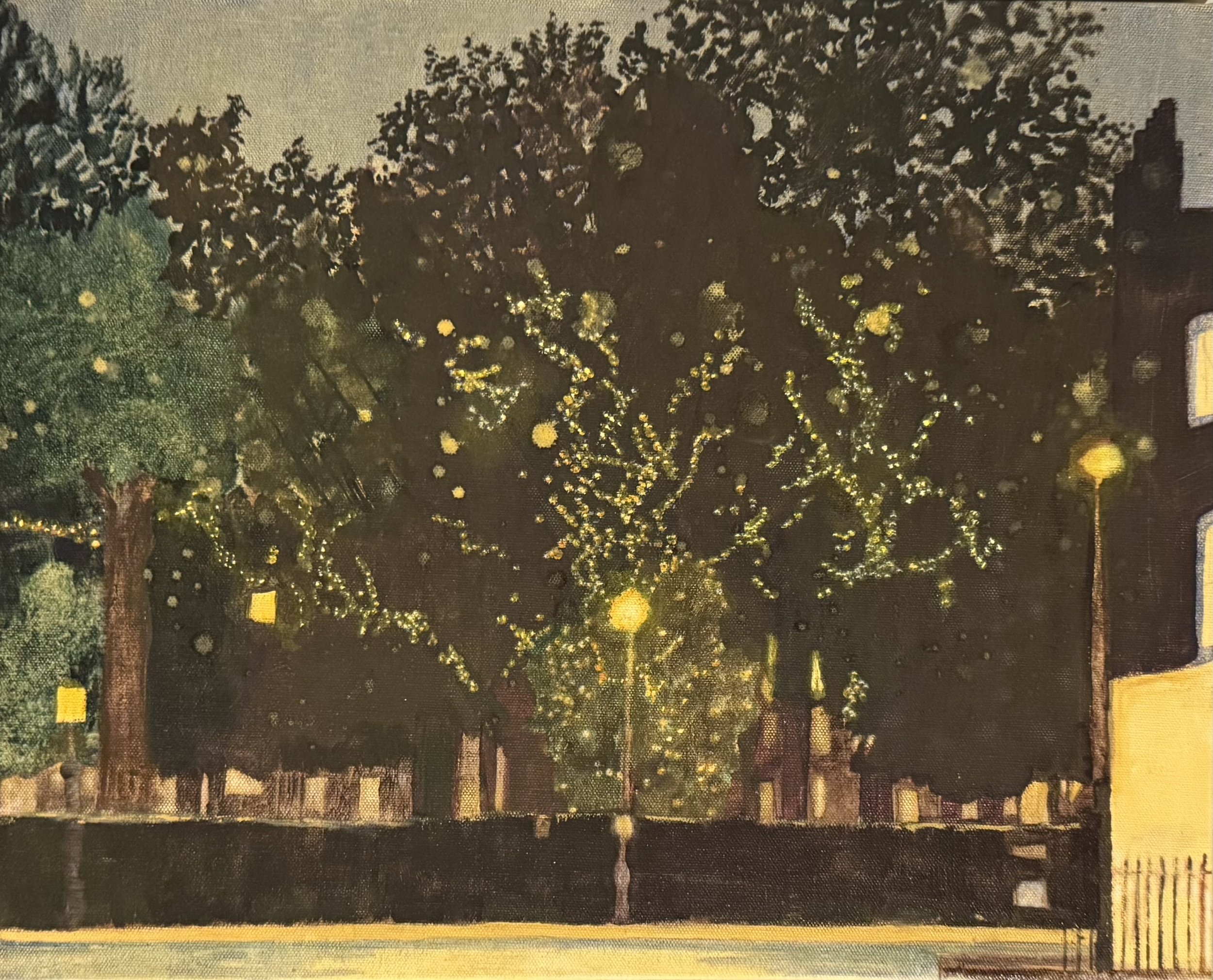 Winter Night 2025 
oil on canvas 40 x 50cm