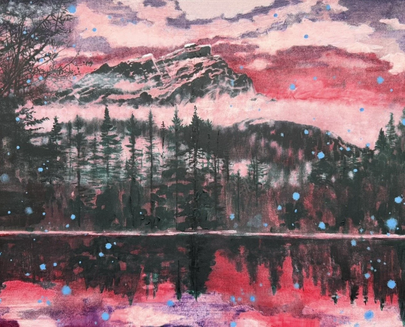 In a Pink Landscape 2026 
oil on canvas 40 x 50cm
