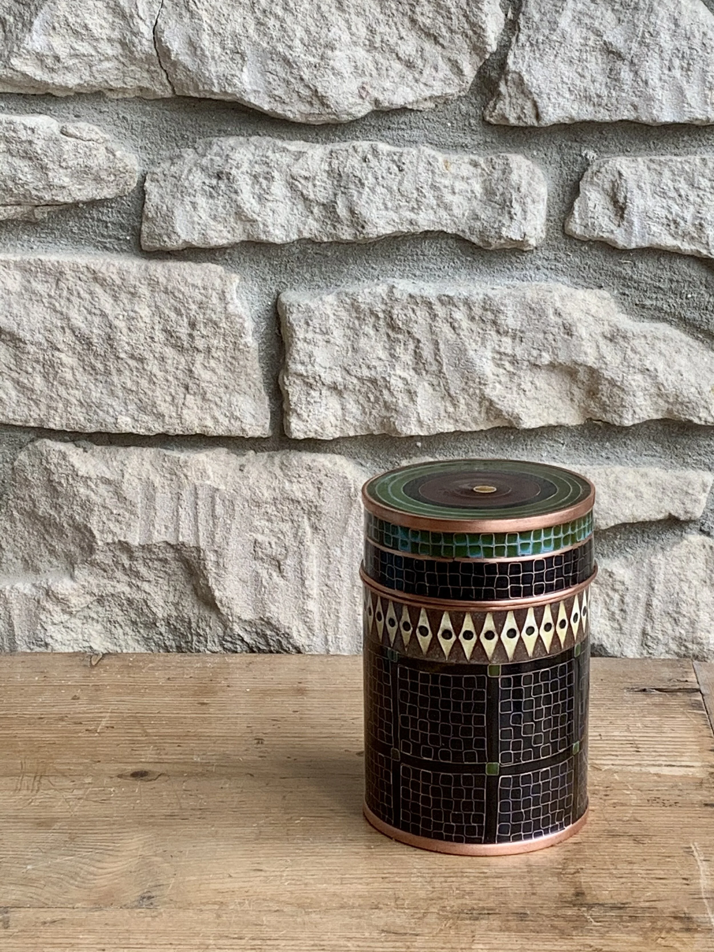 'Shield' Tea Caddy