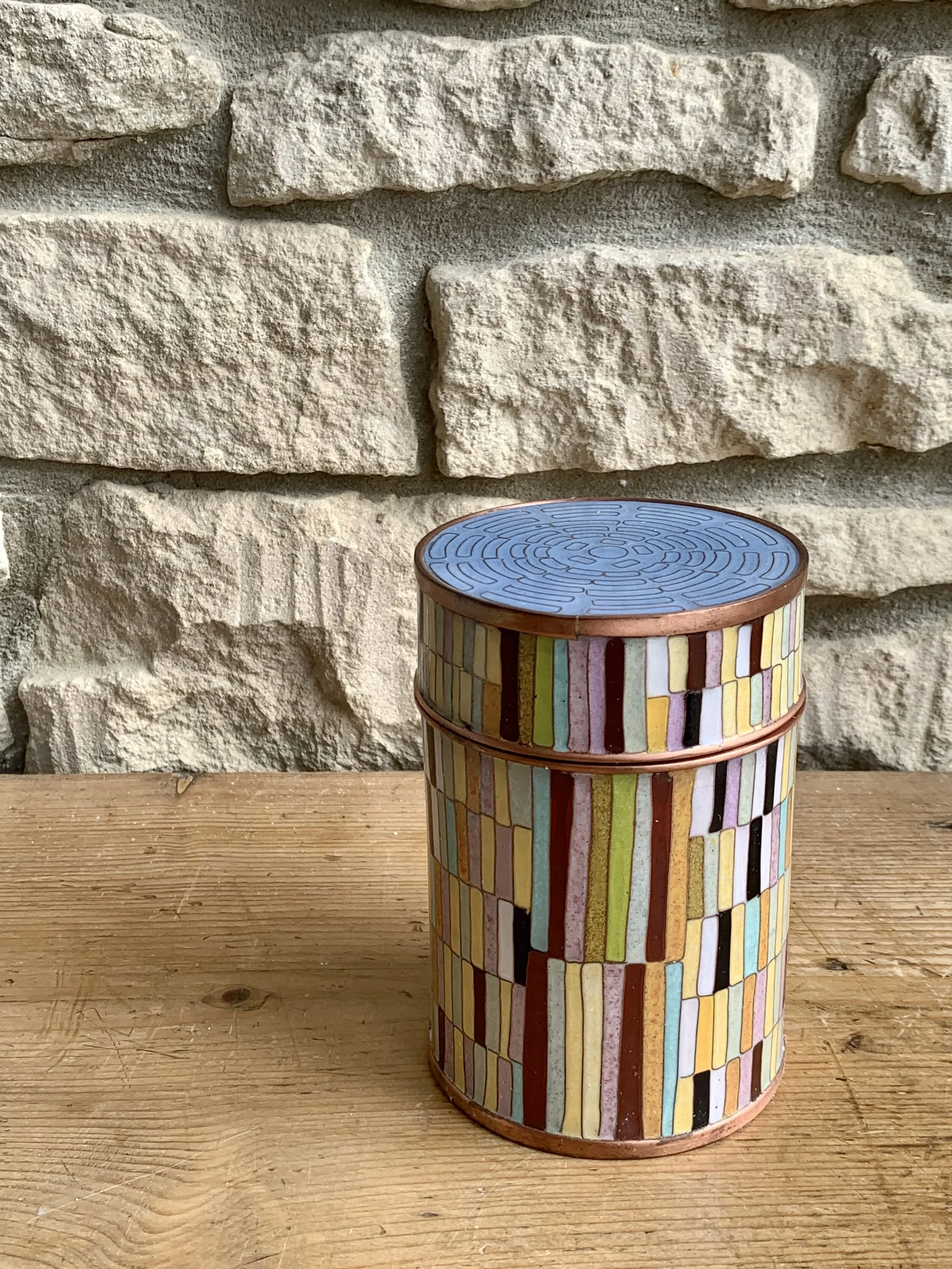 'Sticks' Tea Caddy