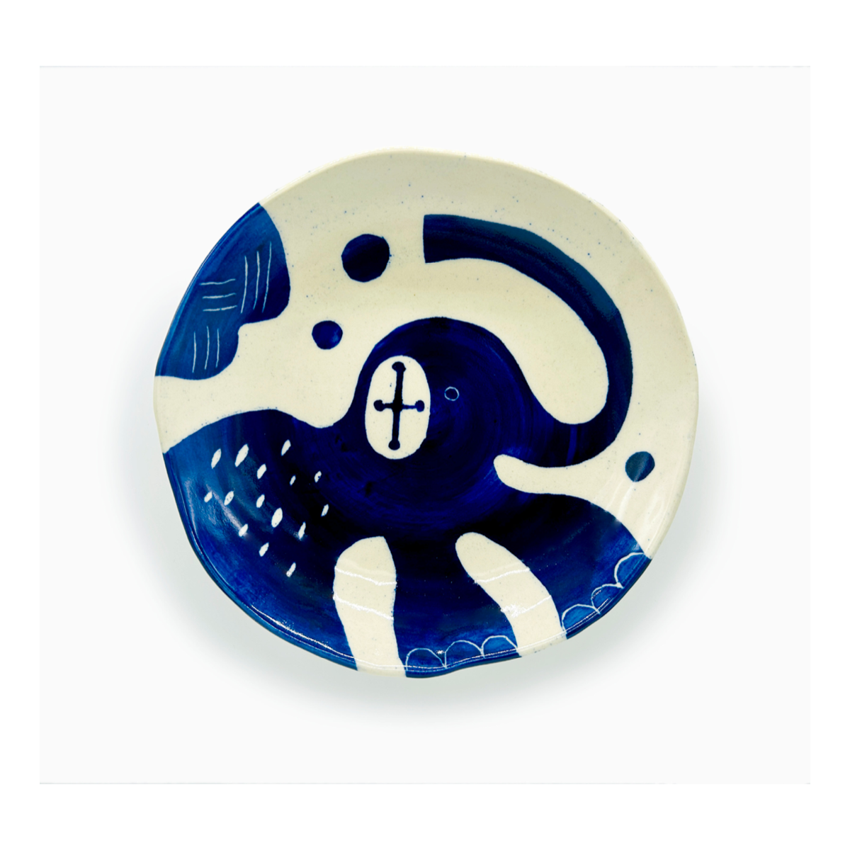 Blue Elephant Plate