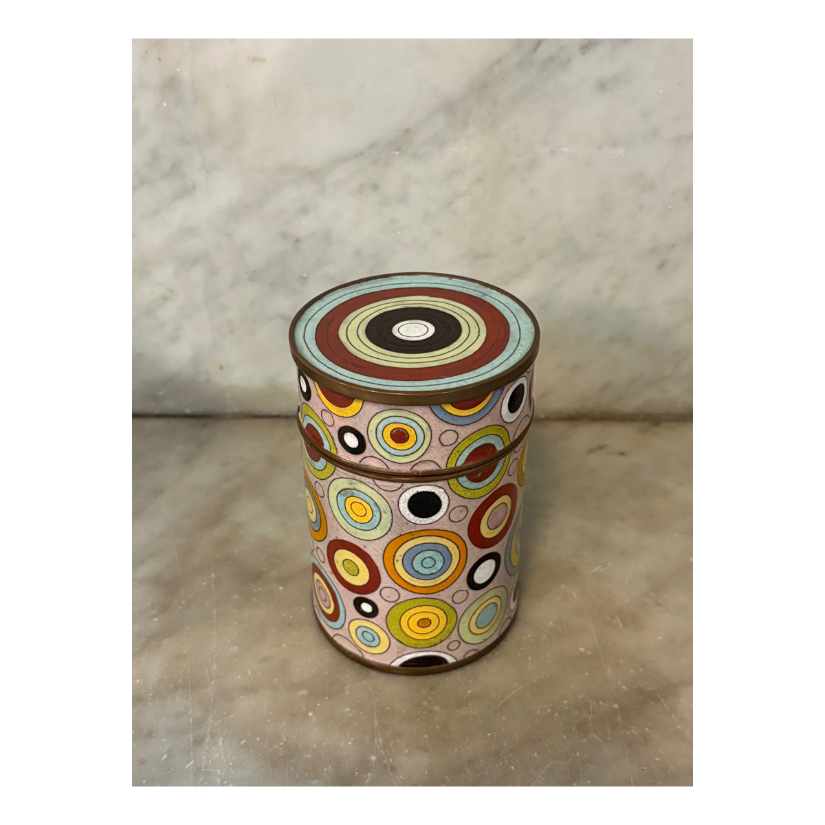 'Circles' Tea Caddy