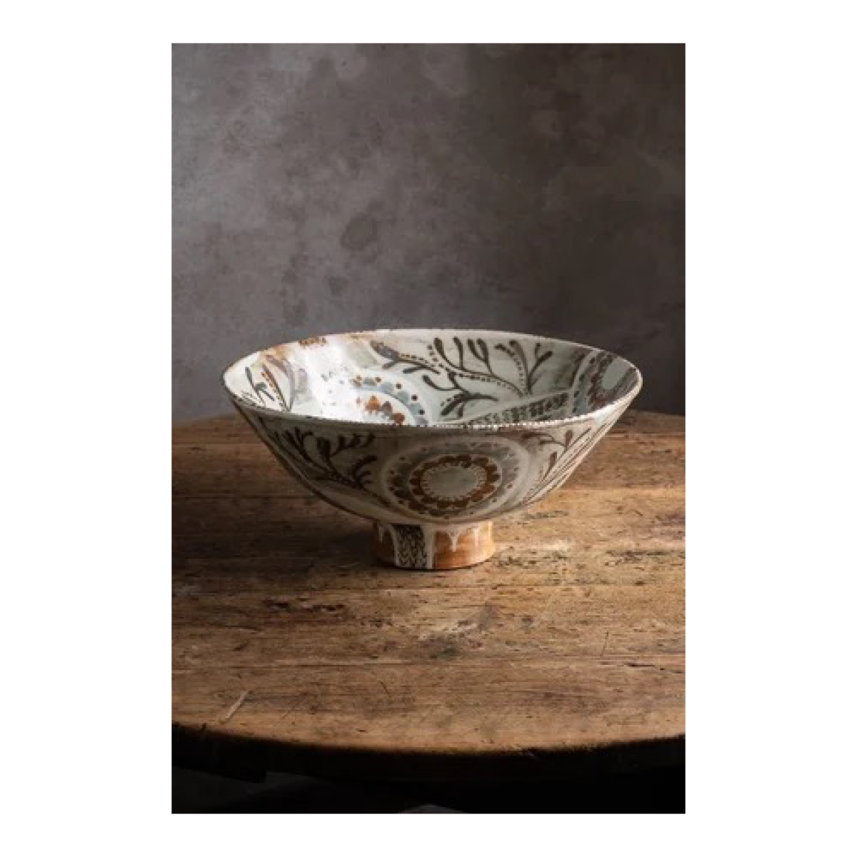 Floral Serving Bowl