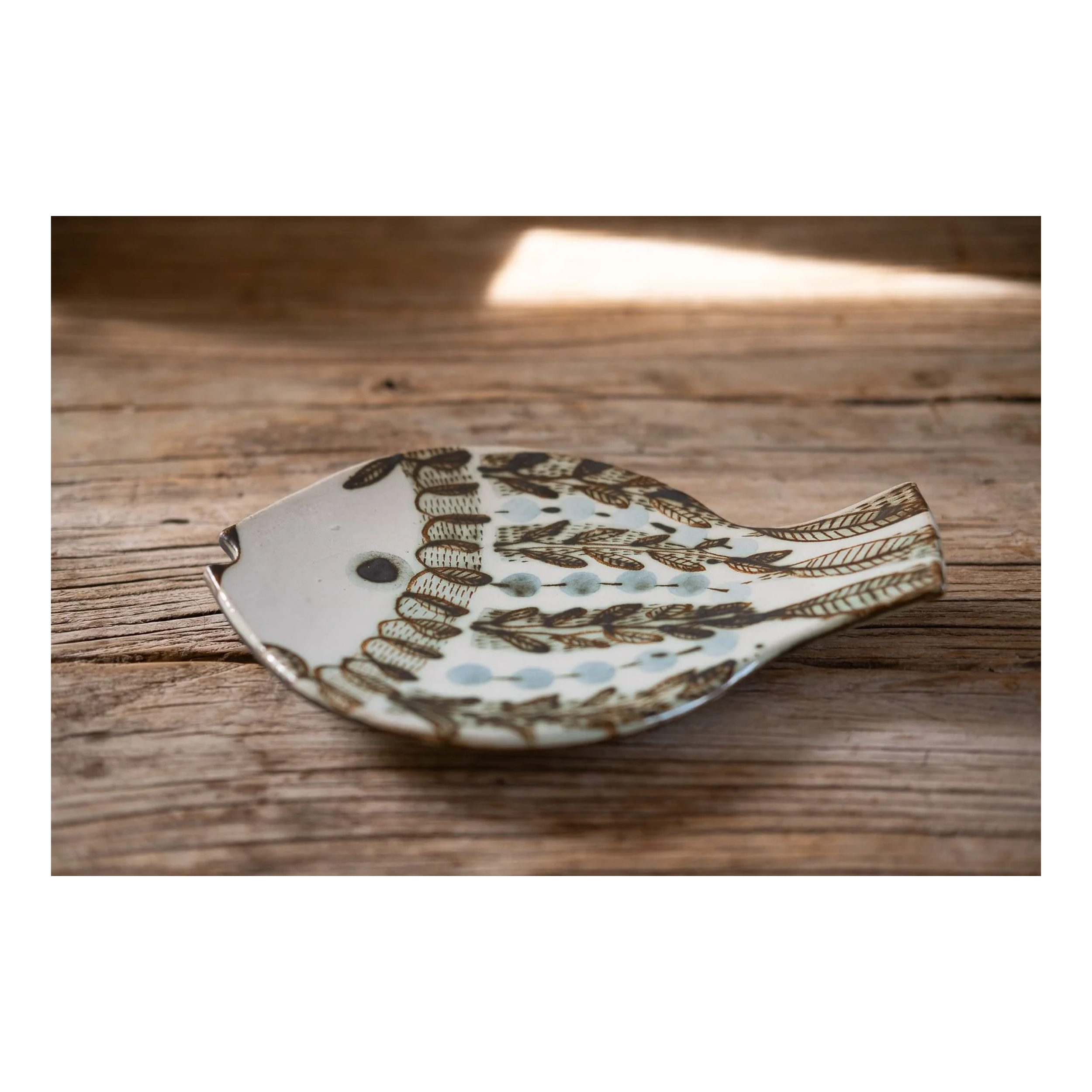 Round Fish Dish - two