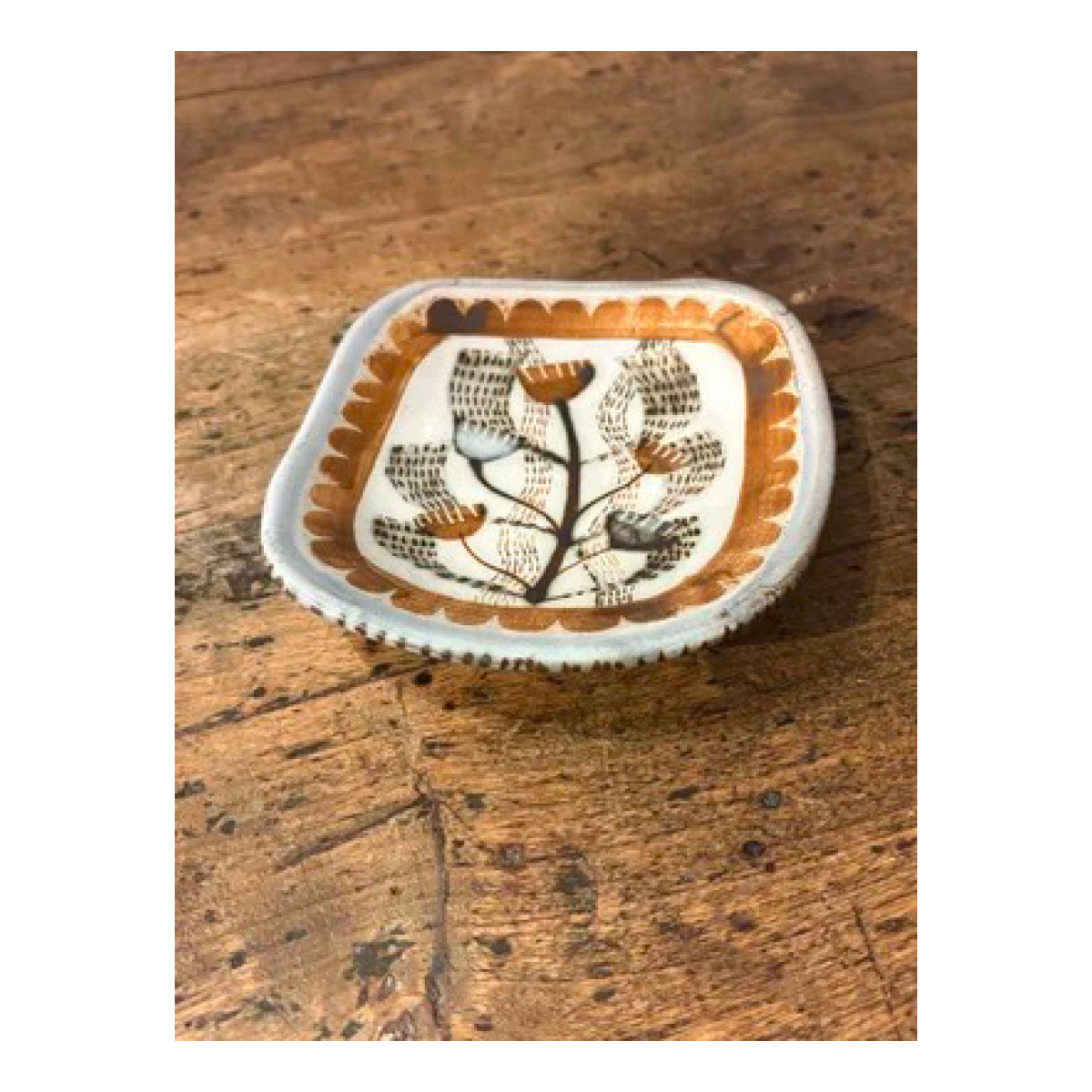 Small Thistle Dish - II