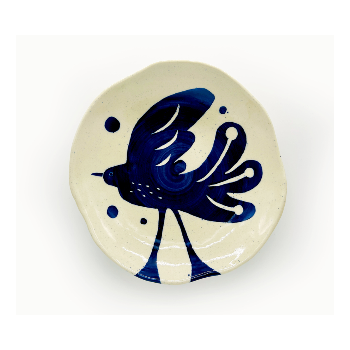 Long Legged Bird Plate