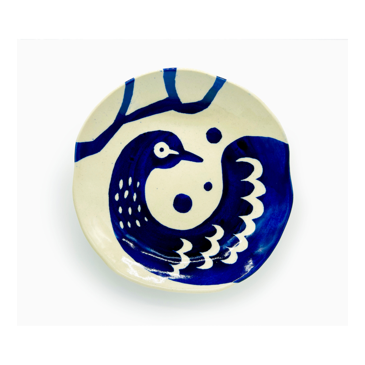 Blue Bird Plate