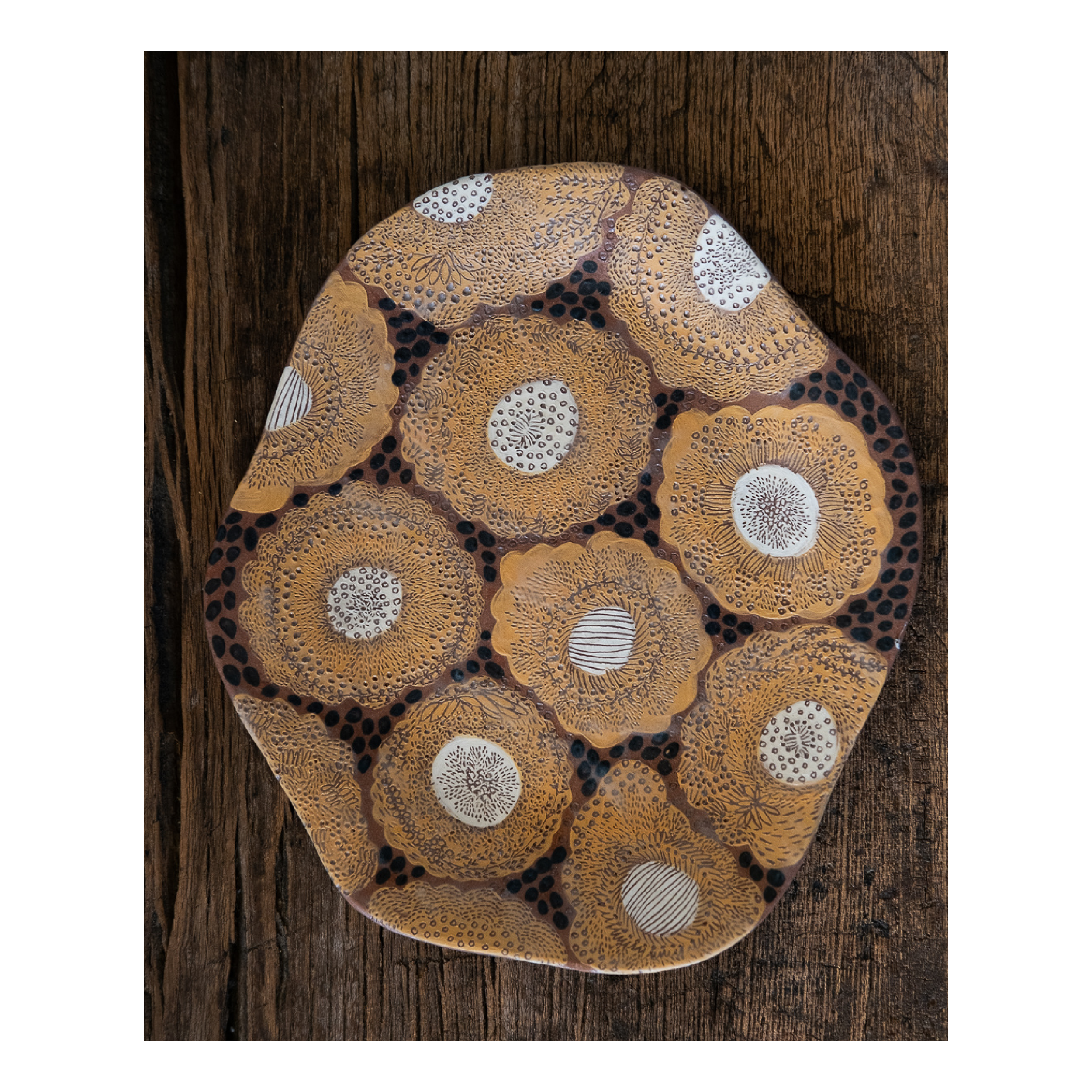 Yellow Flower Field Plate