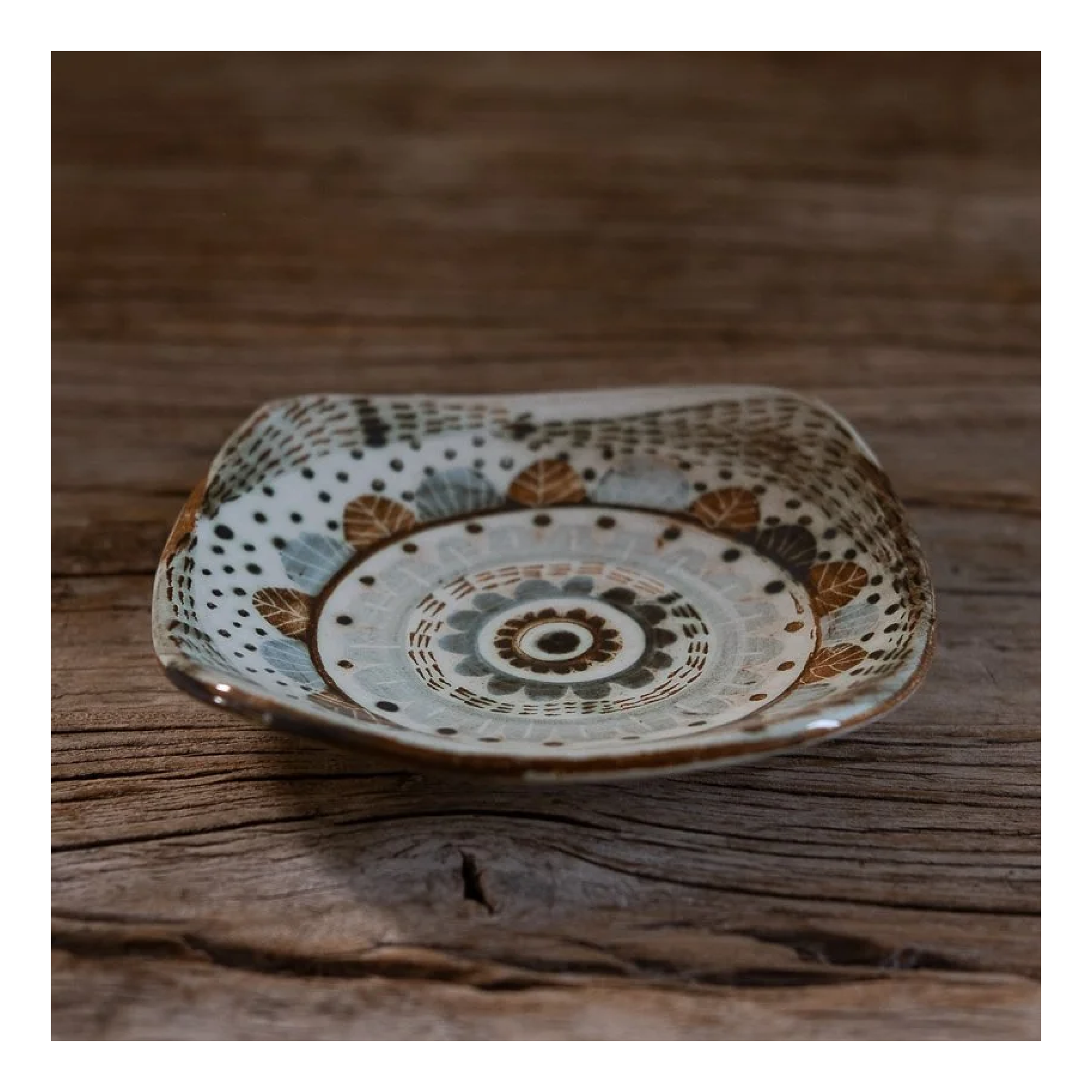 Small Floral Dish