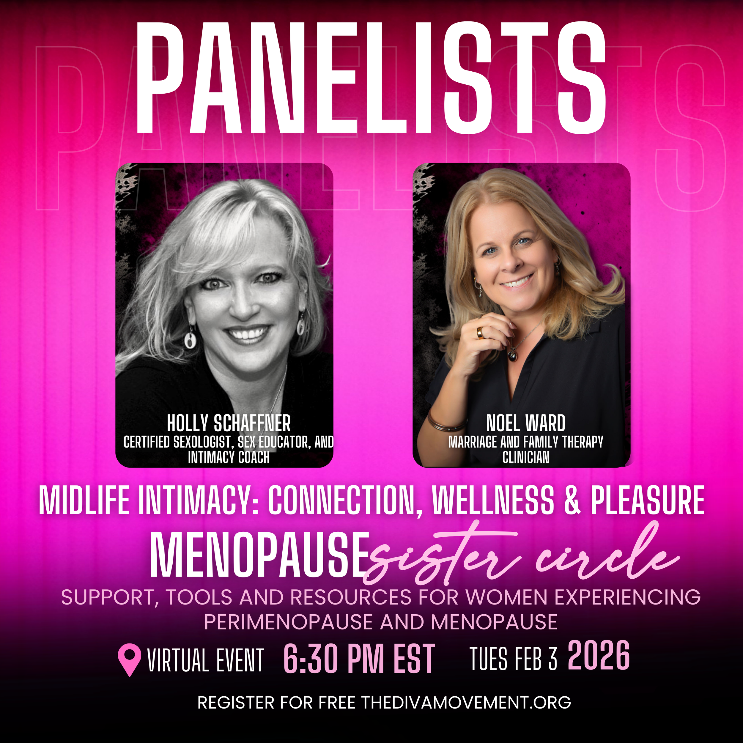 Midlife Intimacy: Connection, Wellness &amp; Pleasure-Menopause Sister Circle(Virtual)