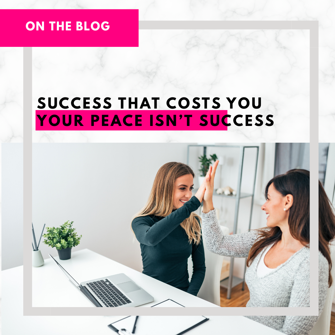 Success That Costs You Your Peace Isn’t Success