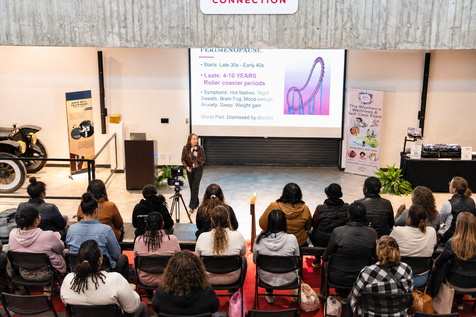 Speaker at the womens wellness and self care expo