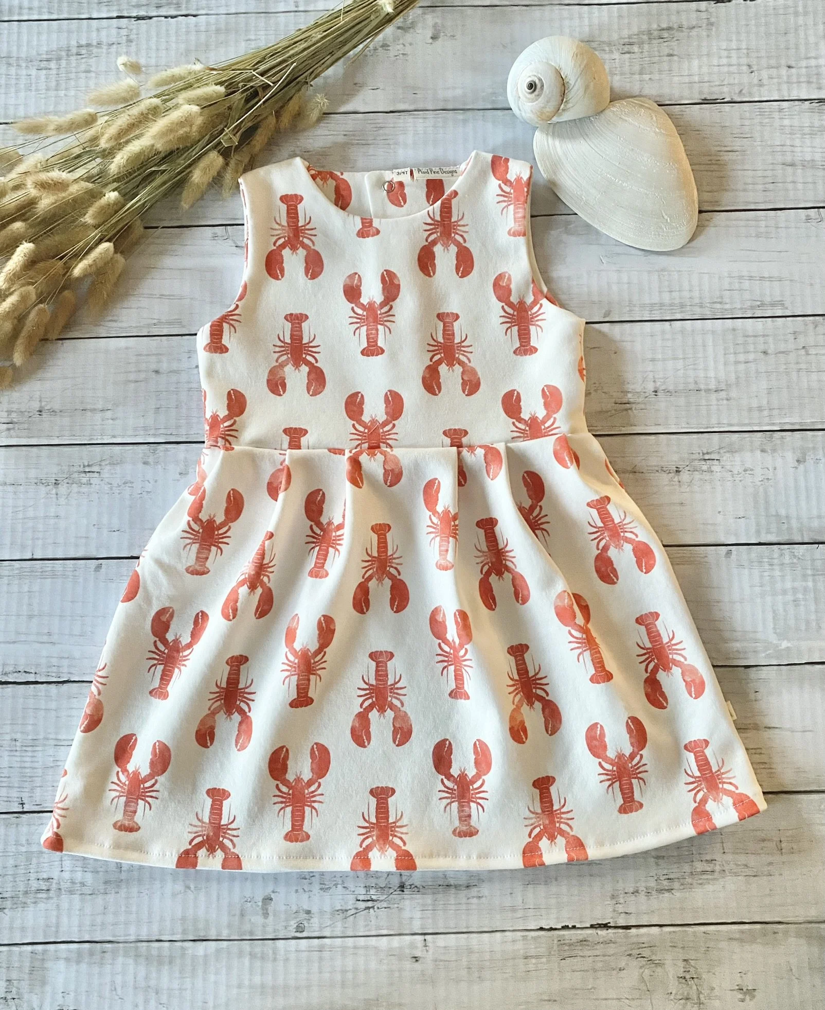 Sleeveless Dress
Lobster Print
100% Organic Cotton
0-3mos, 3-6mos, 6-12mos, 12-18mos, 18-24mos
2/3T, 4-5T, 5-6T
$49 Wholesale Price
$68 Suggested Retail 