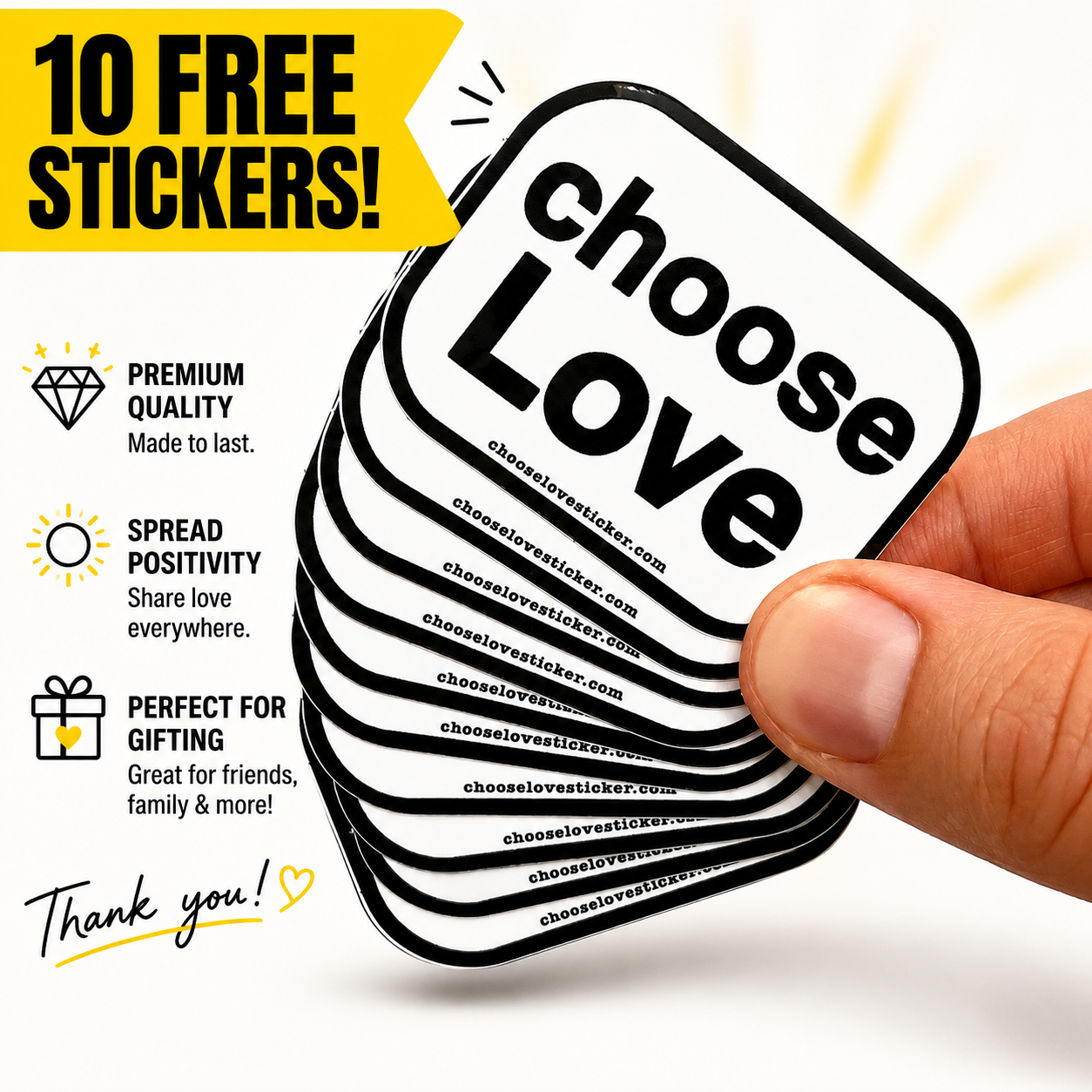 ** 10 Free Stickers !! **