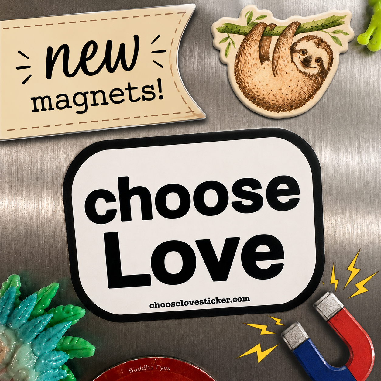 *NEW* : Choose Love Magnets (4”x3”)